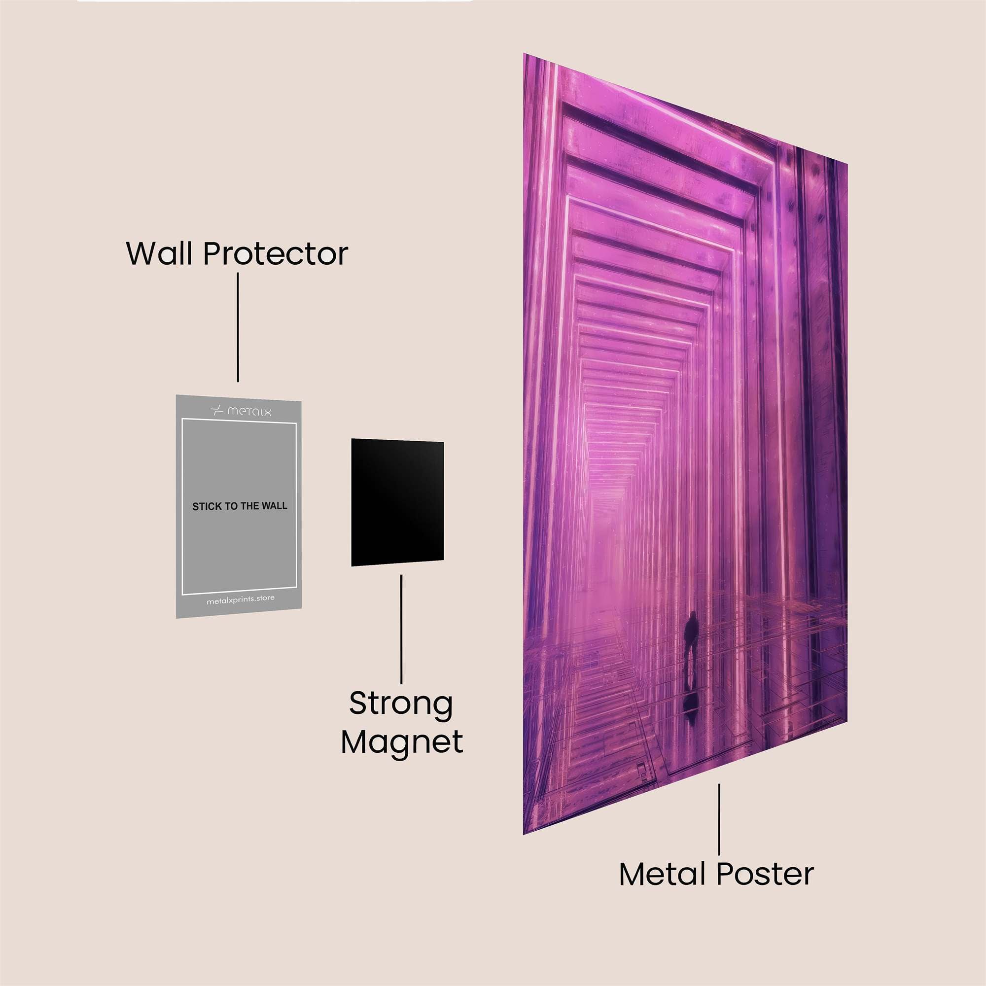 Infinite Dreamscape Safe Wall Magnetic / M