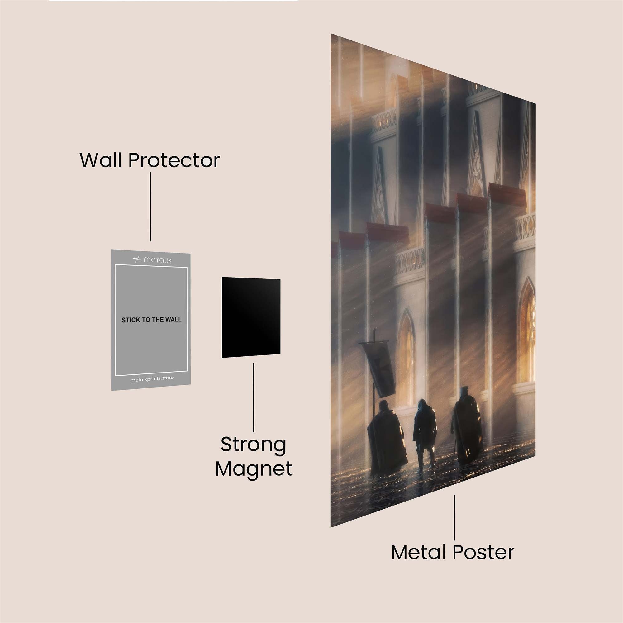 Sunlit Journey Safe Wall Magnetic / M