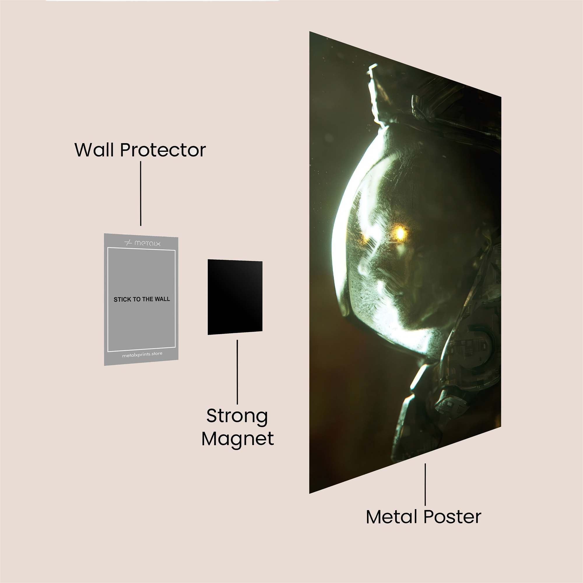 Starlit Intensity Safe Wall Magnetic / M