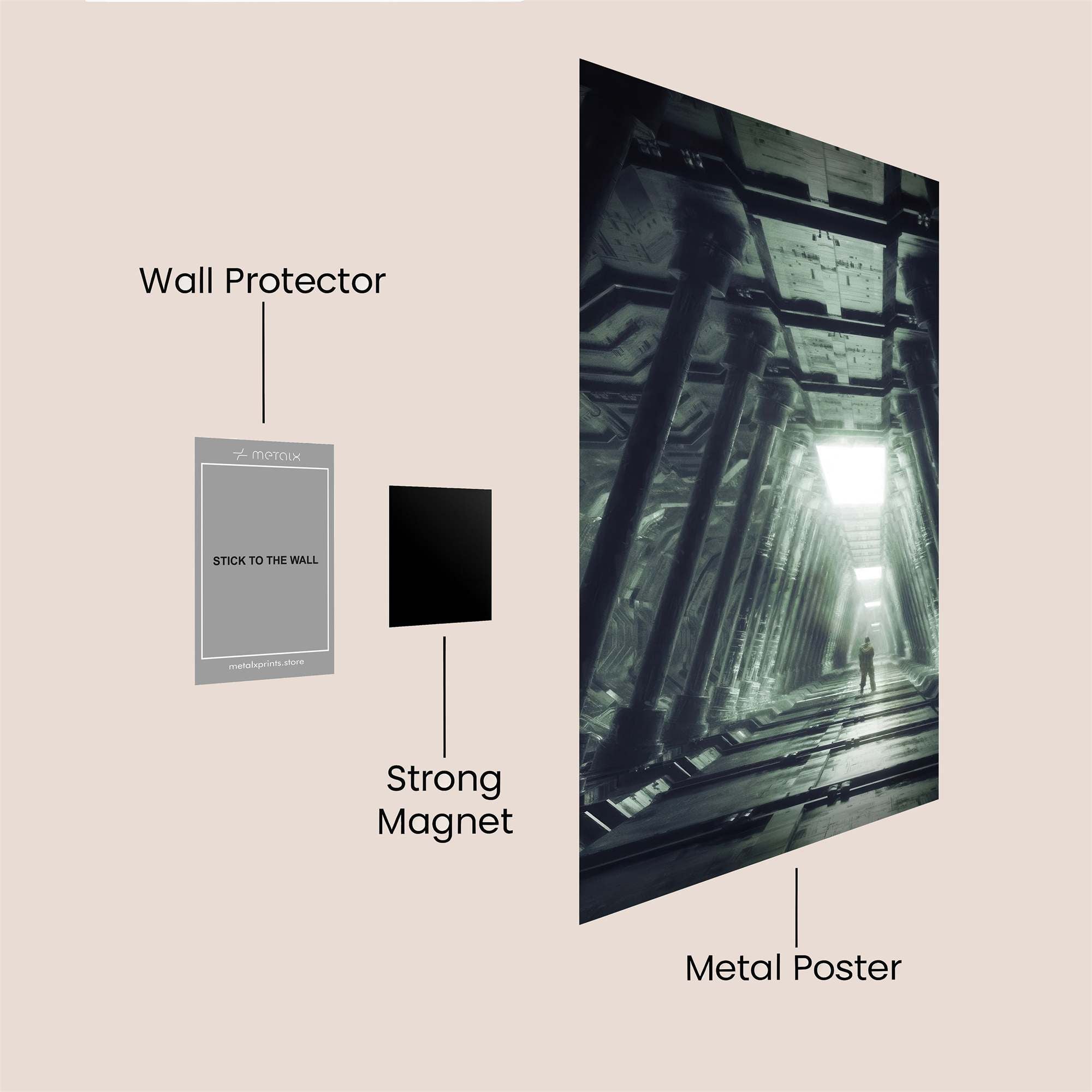 Echoing Vastness Safe Wall Magnetic / M