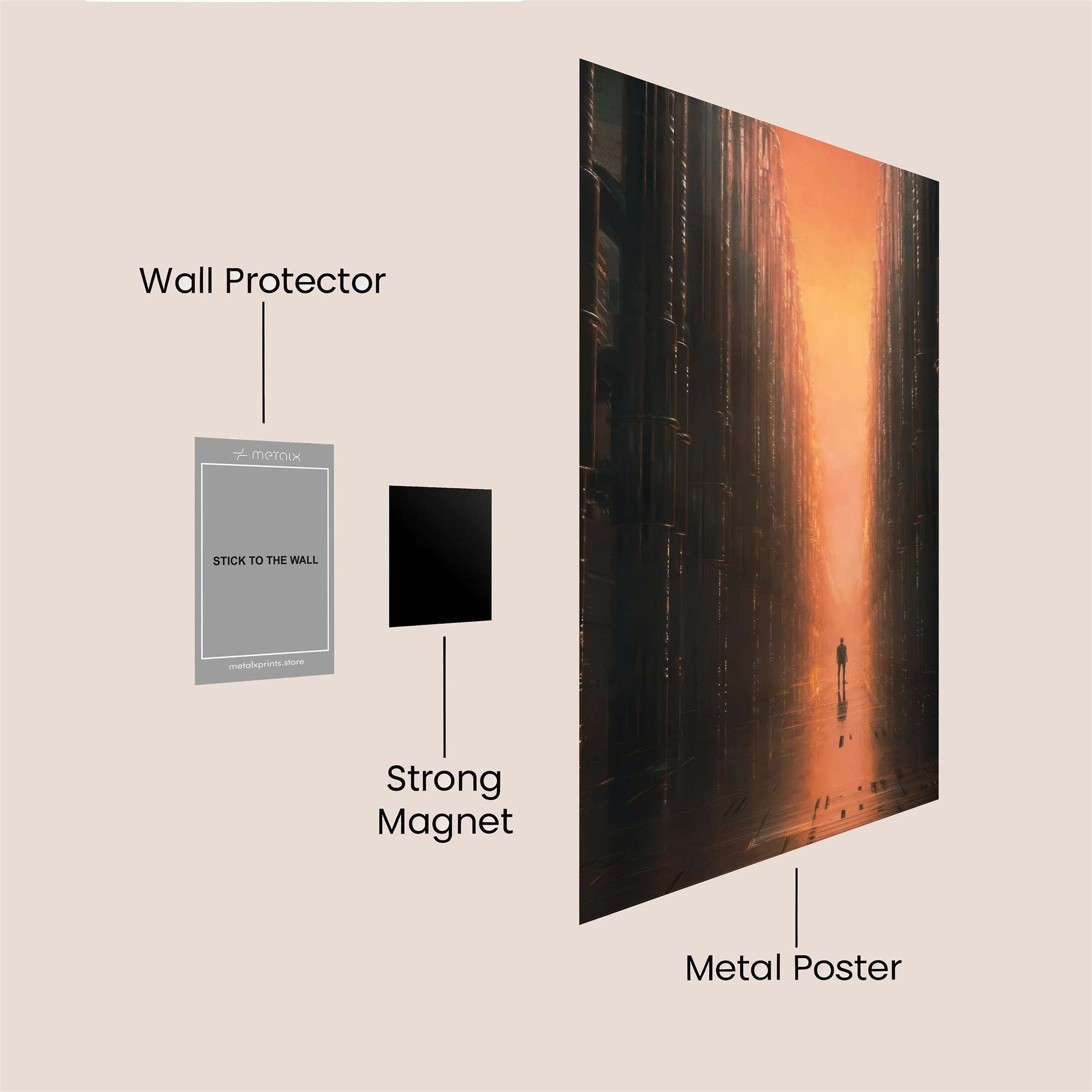 Solitude Voyage Safe Wall Magnetic / M