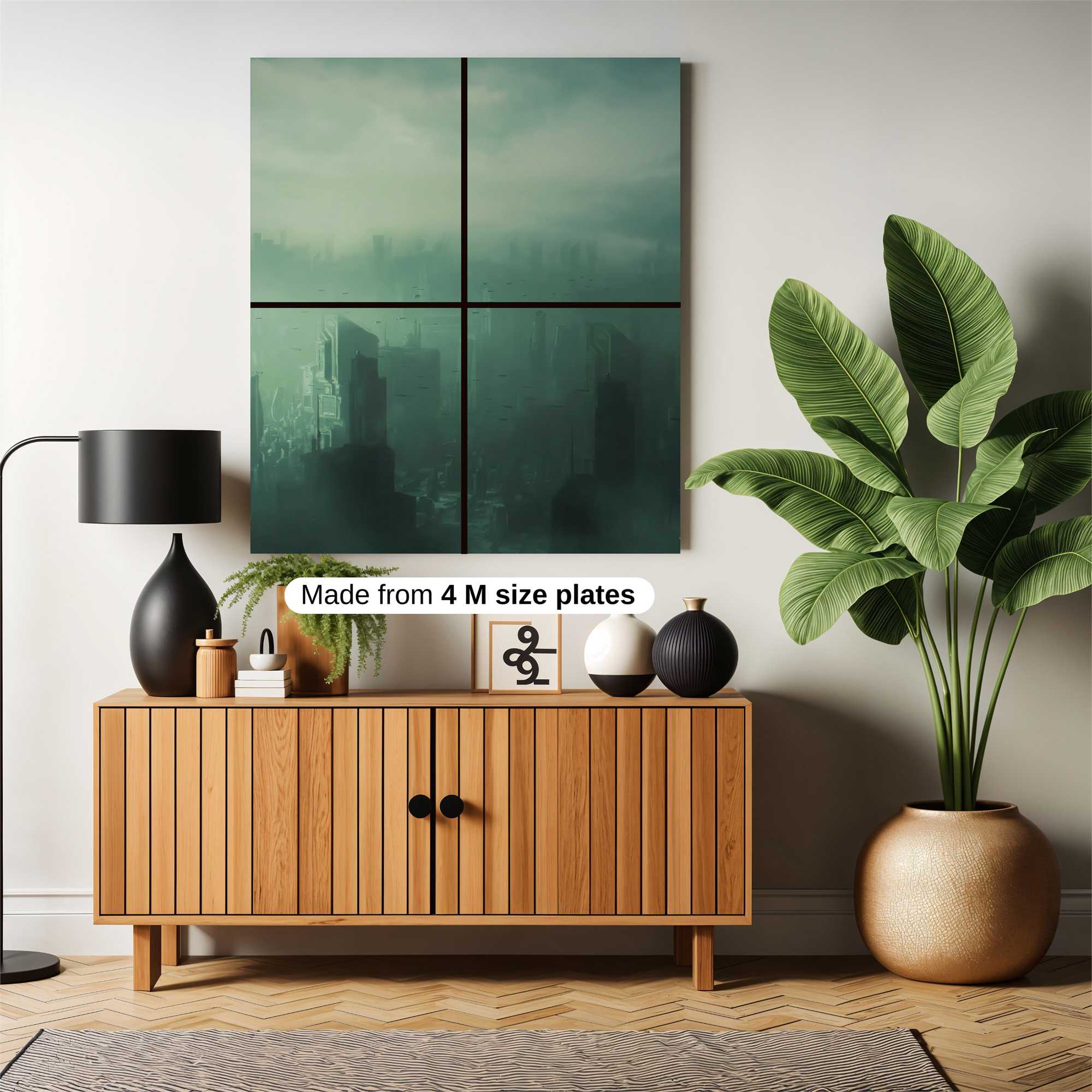 Futuristic Haze Safe Wall Magnetic / M