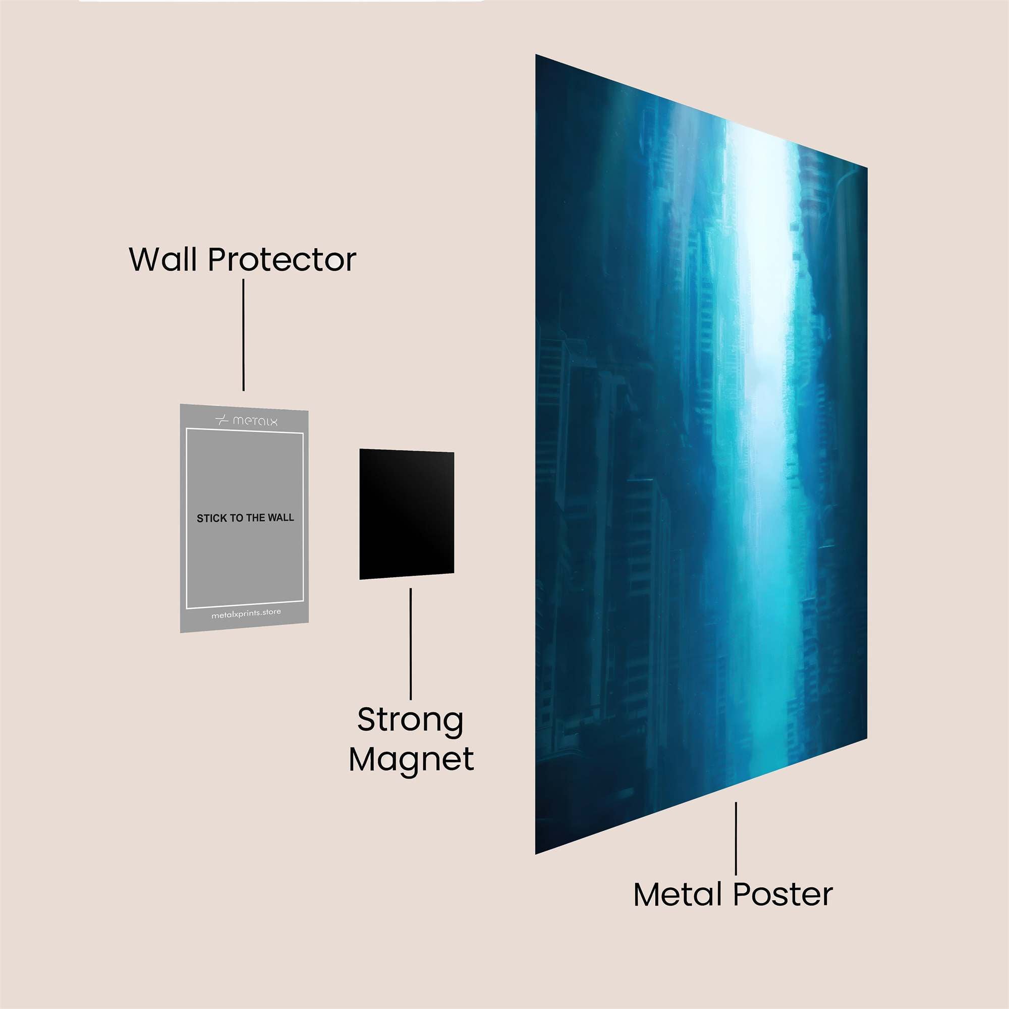Urban Abyss Safe Wall Magnetic / M