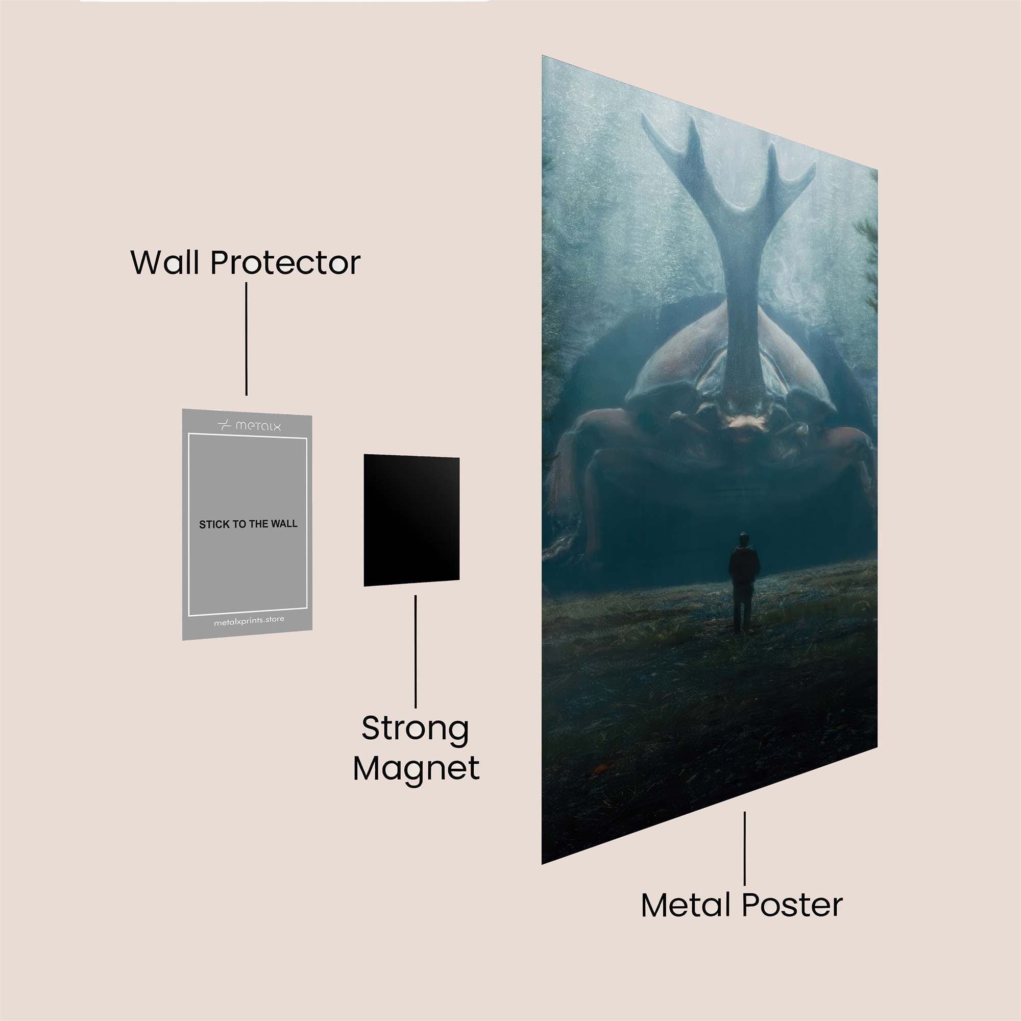 Colossal Fright Safe Wall Magnetic / M