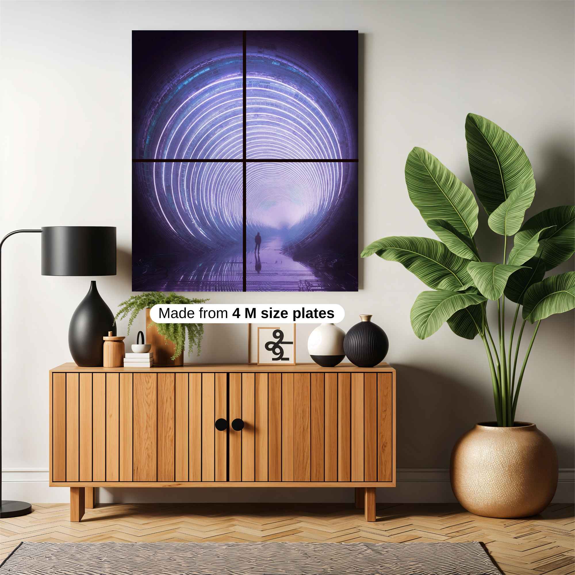 Violet Vortex Safe Wall Magnetic / M