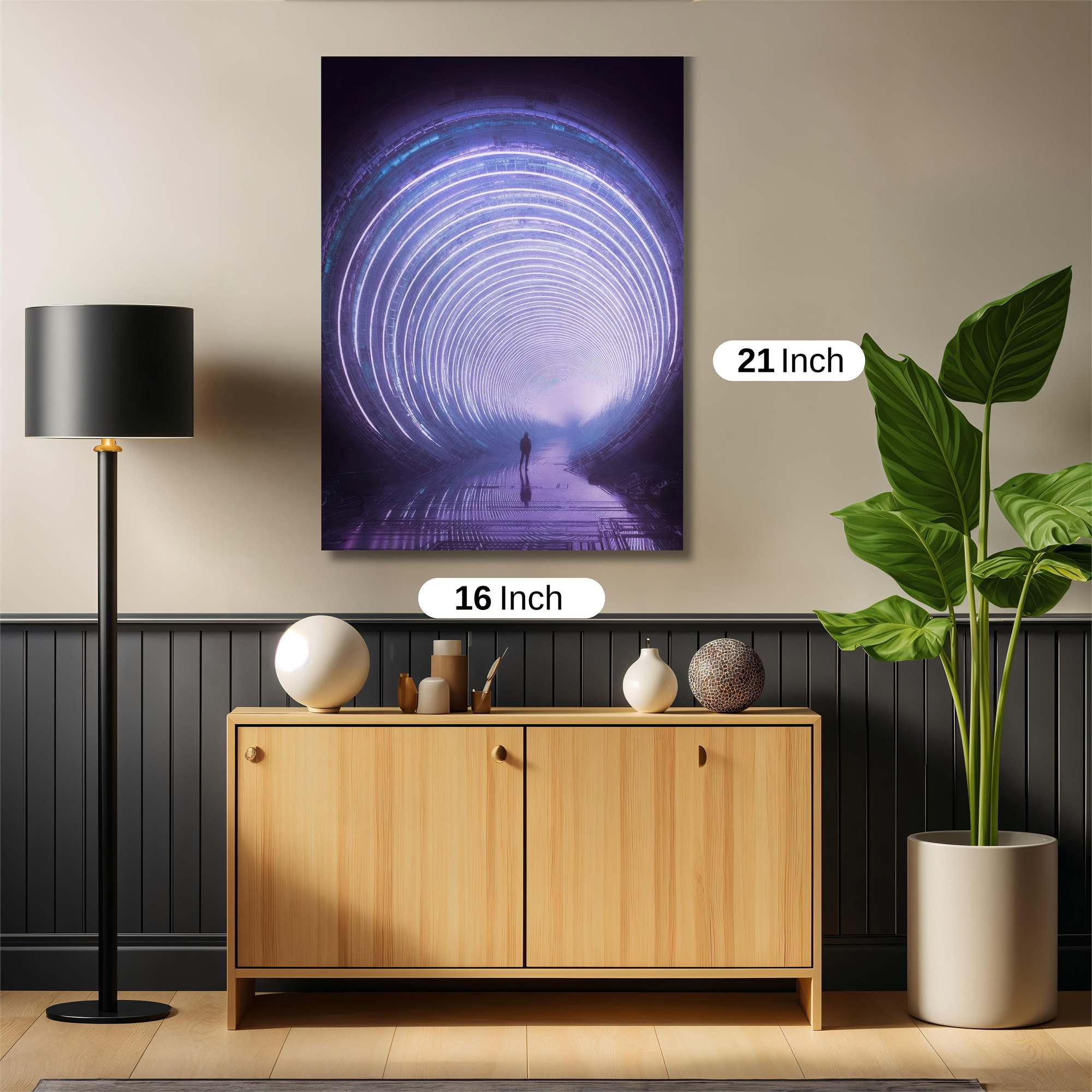 Violet Vortex Safe Wall Magnetic / M