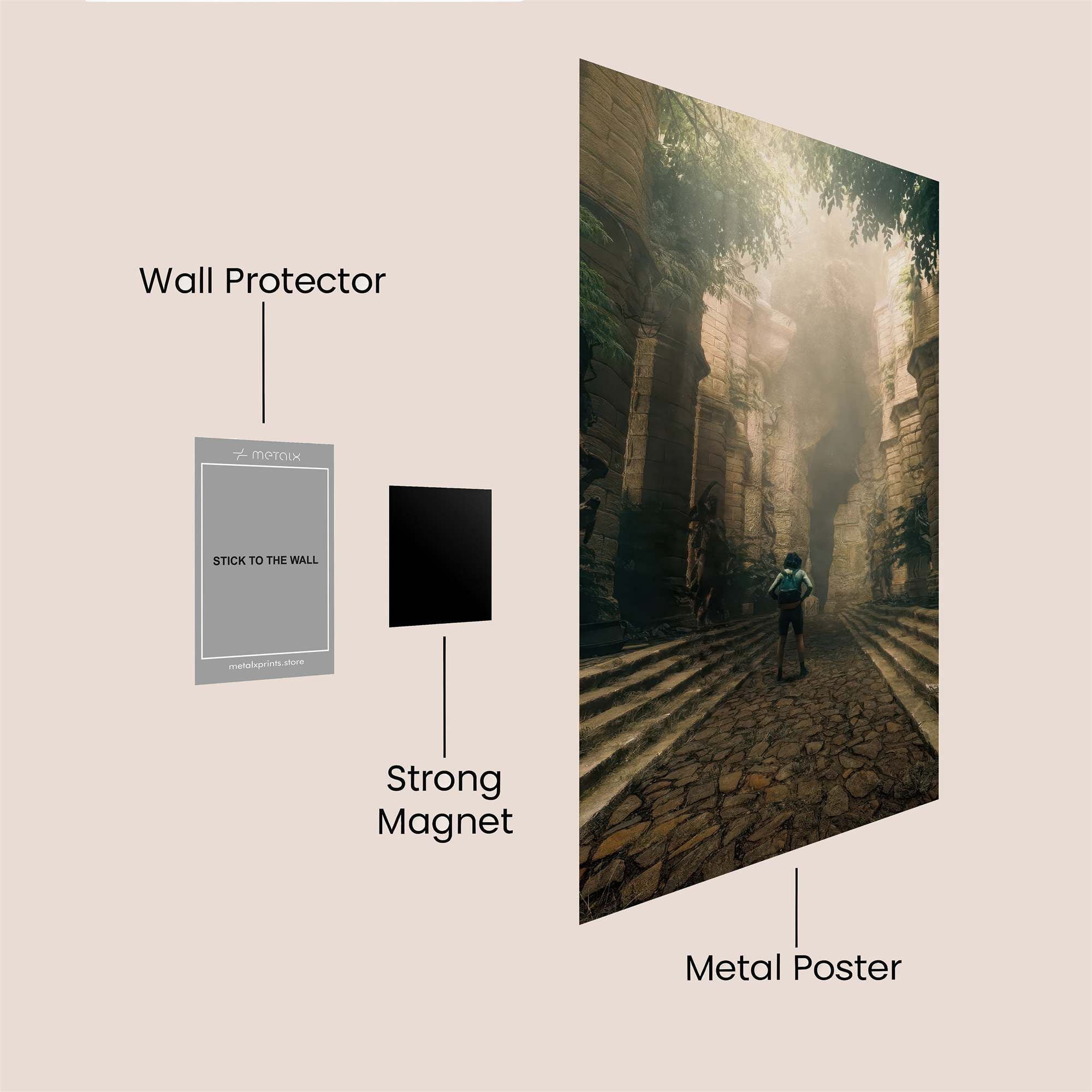 Mystic Passage Safe Wall Magnetic / M