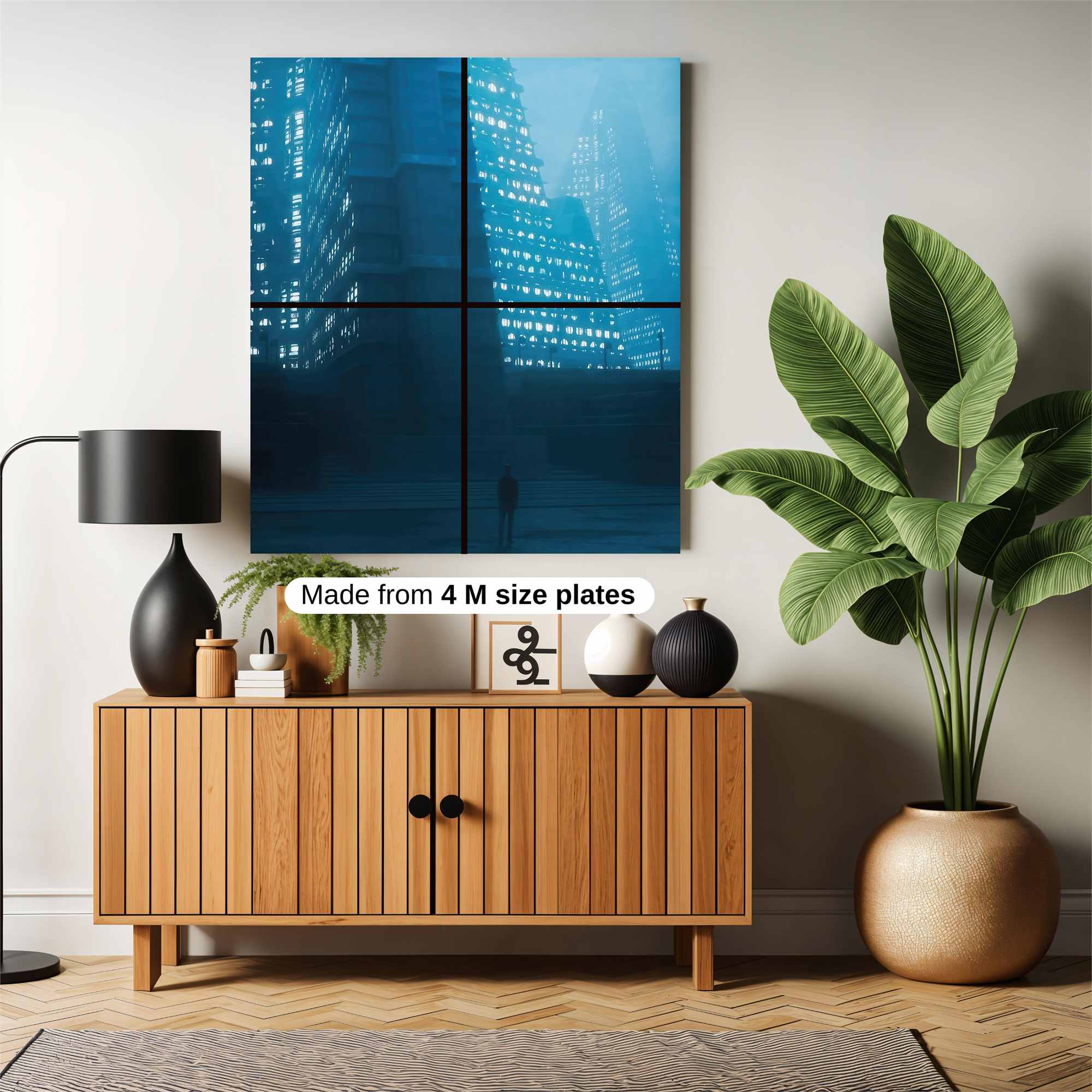 Neon Solitude Safe Wall Magnetic / M