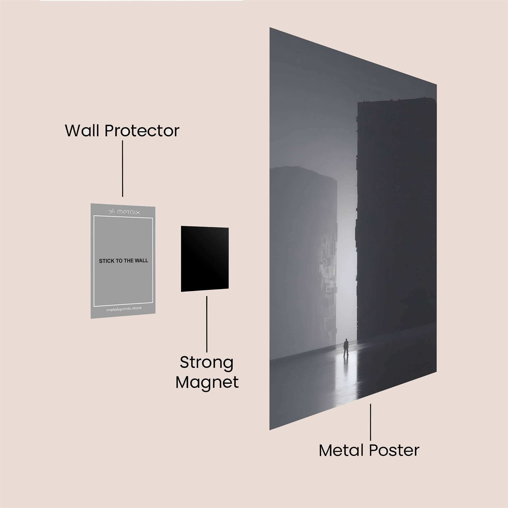 Monolithic Gloom Safe Wall Magnetic / M