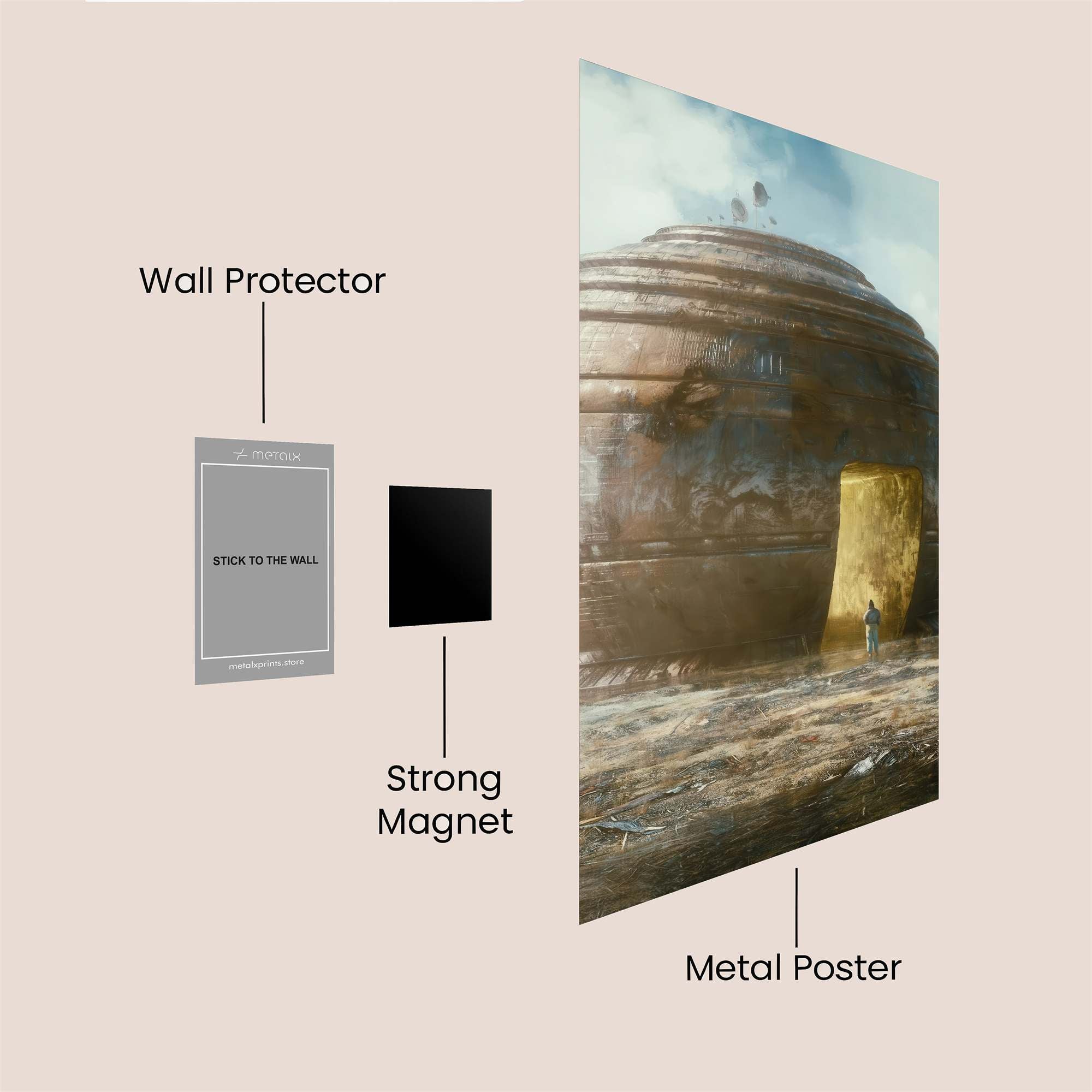 Orbital Mystery Safe Wall Magnetic / M