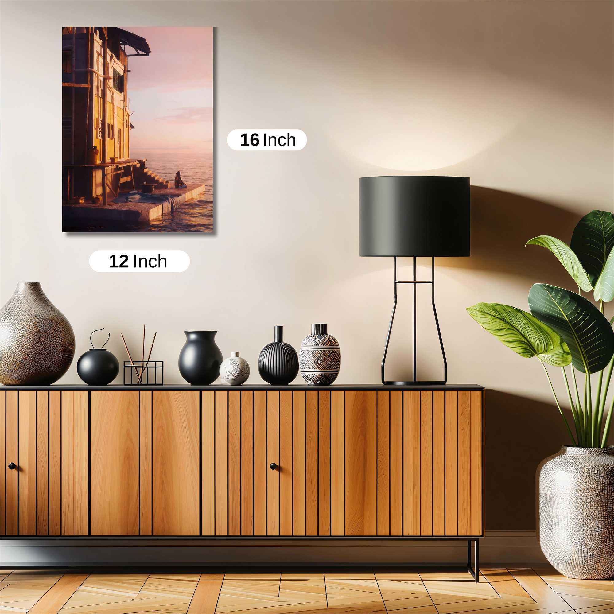 Seaside Serenity Safe Wall Magnetic / M