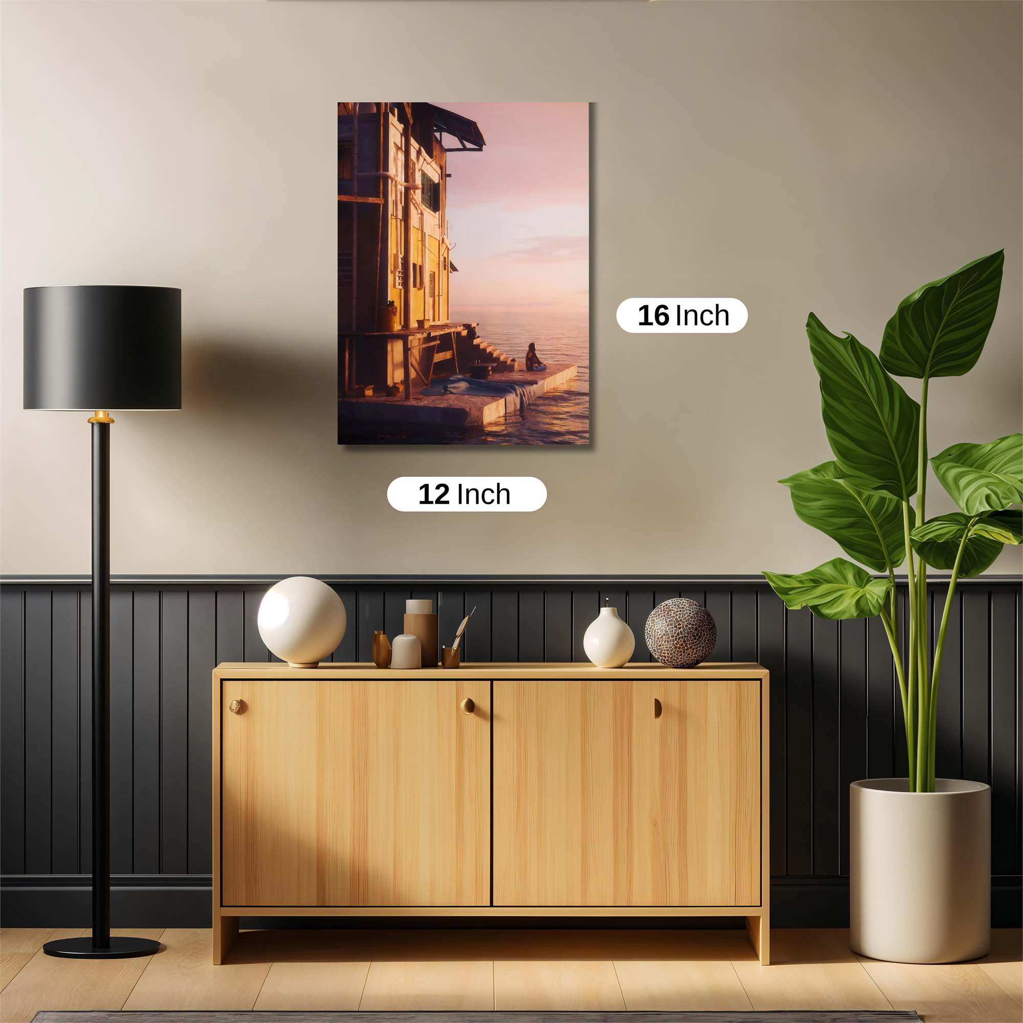 Seaside Serenity Safe Wall Magnetic / M