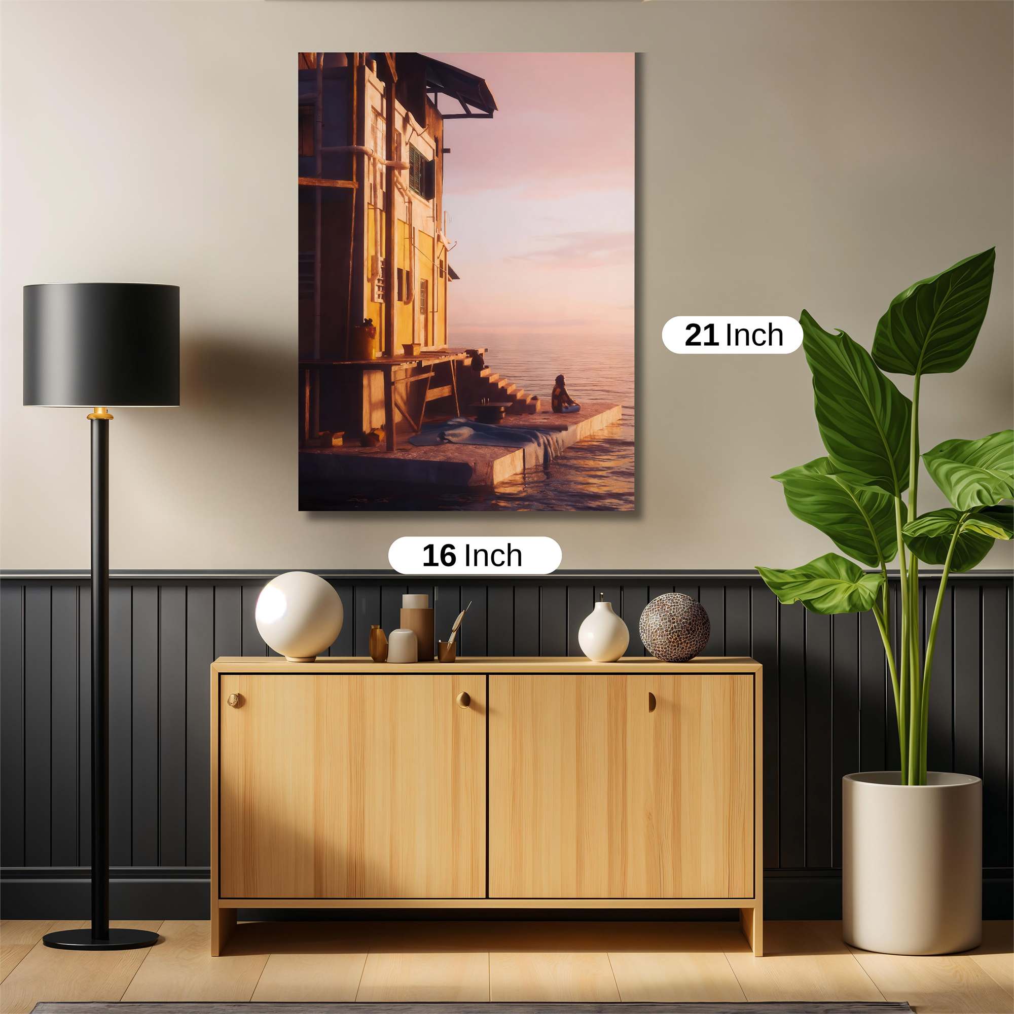 Seaside Serenity Safe Wall Magnetic / M