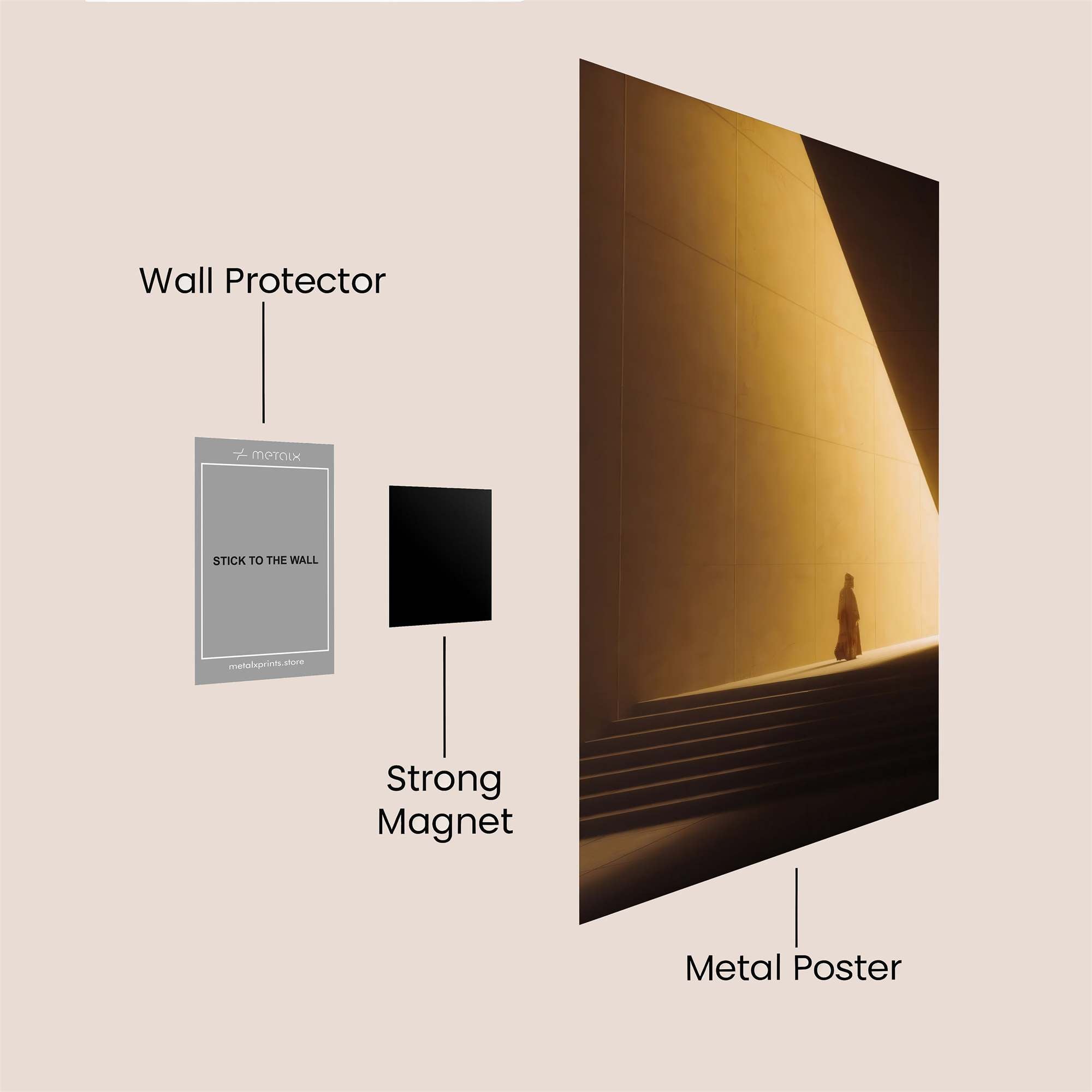 Mystical Ascent Safe Wall Magnetic / M