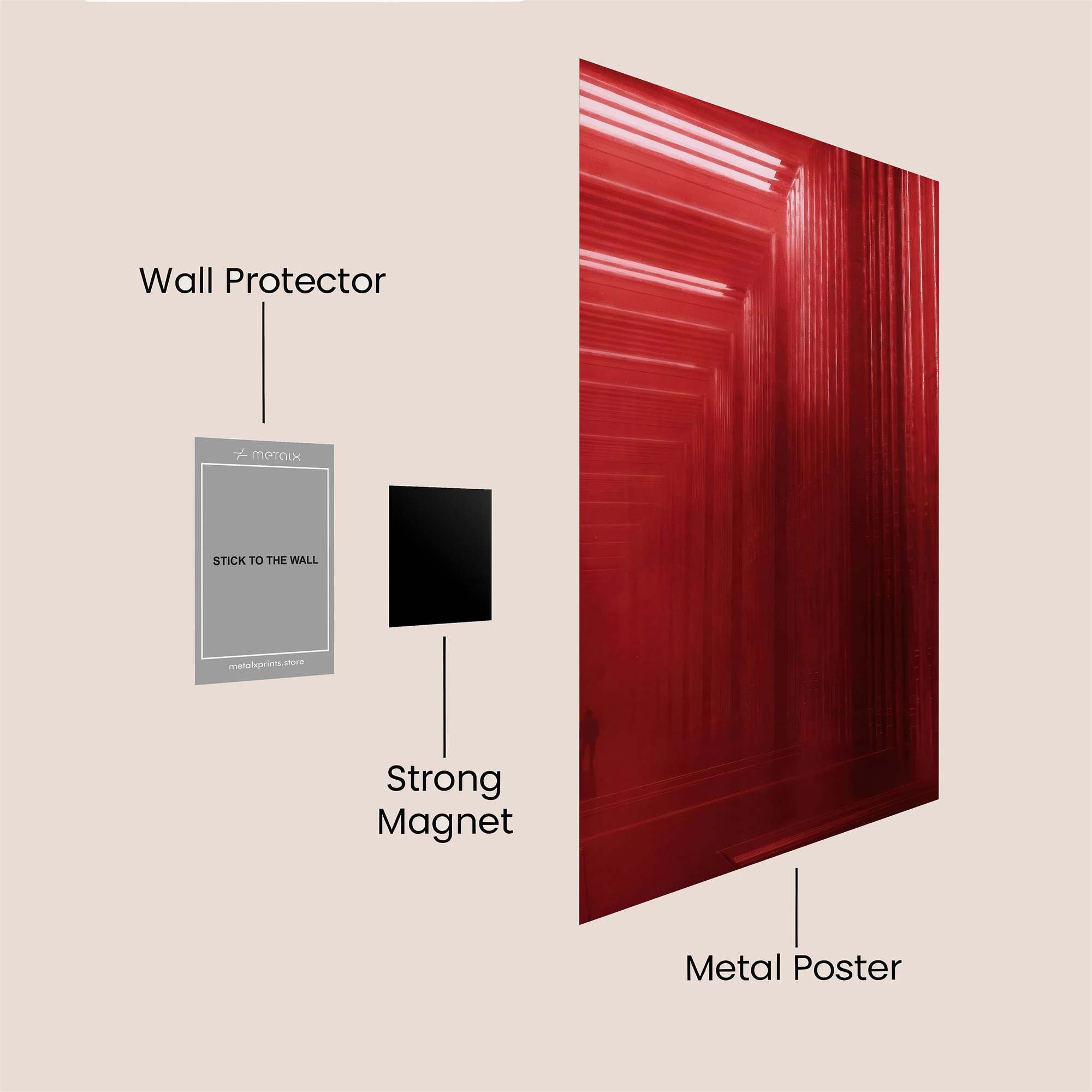 Crimson Echoes Safe Wall Magnetic / M