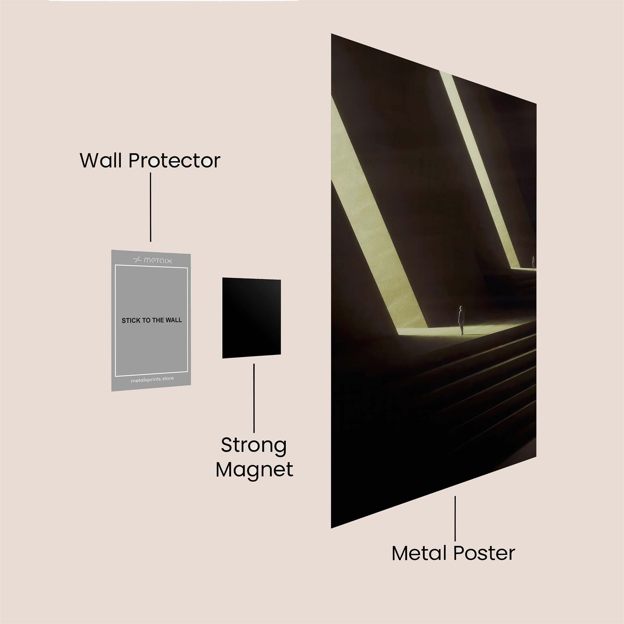 Monolith Solitude Safe Wall Magnetic / M