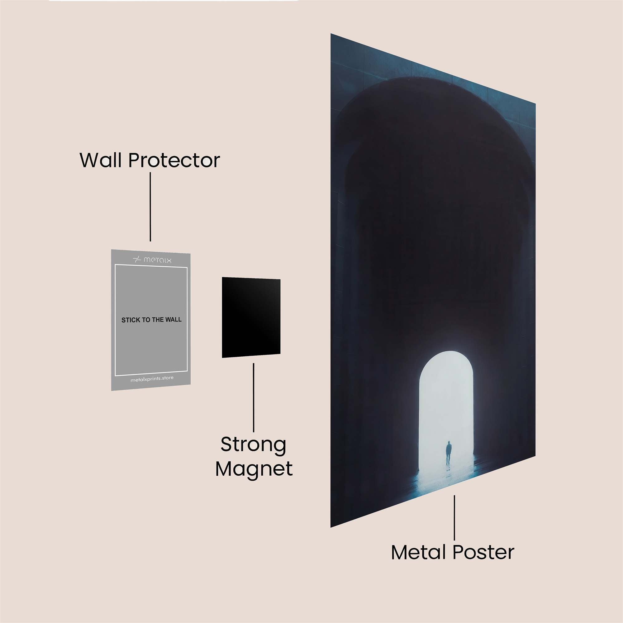 Lone Emergence Safe Wall Magnetic / M