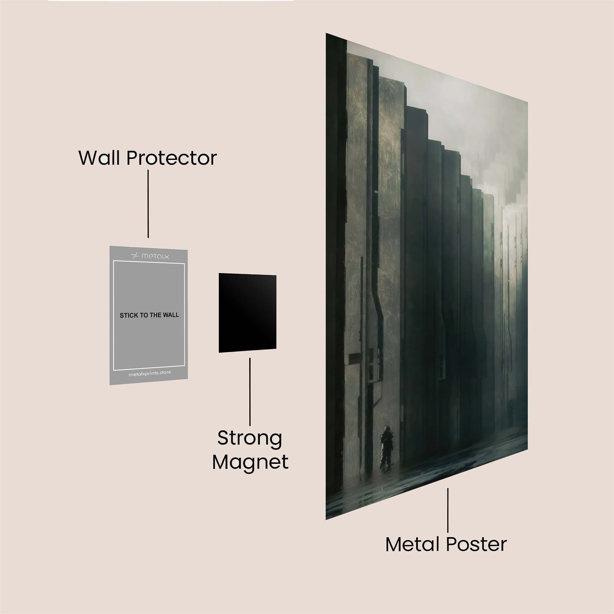 Monolithic Solitude Safe Wall Magnetic / M