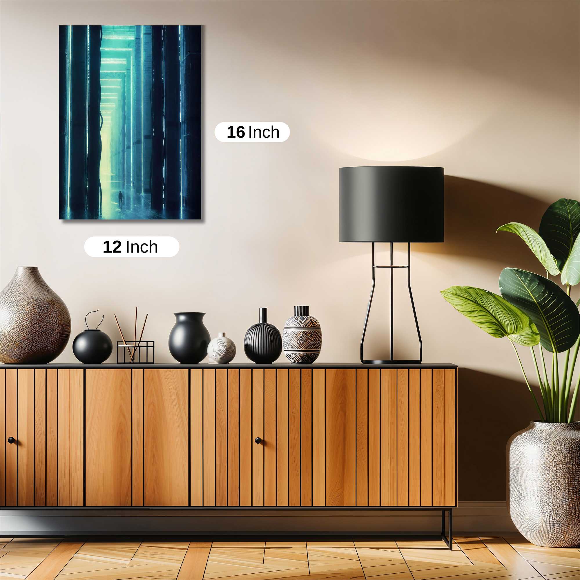 Neon Labyrinth Safe Wall Magnetic / M