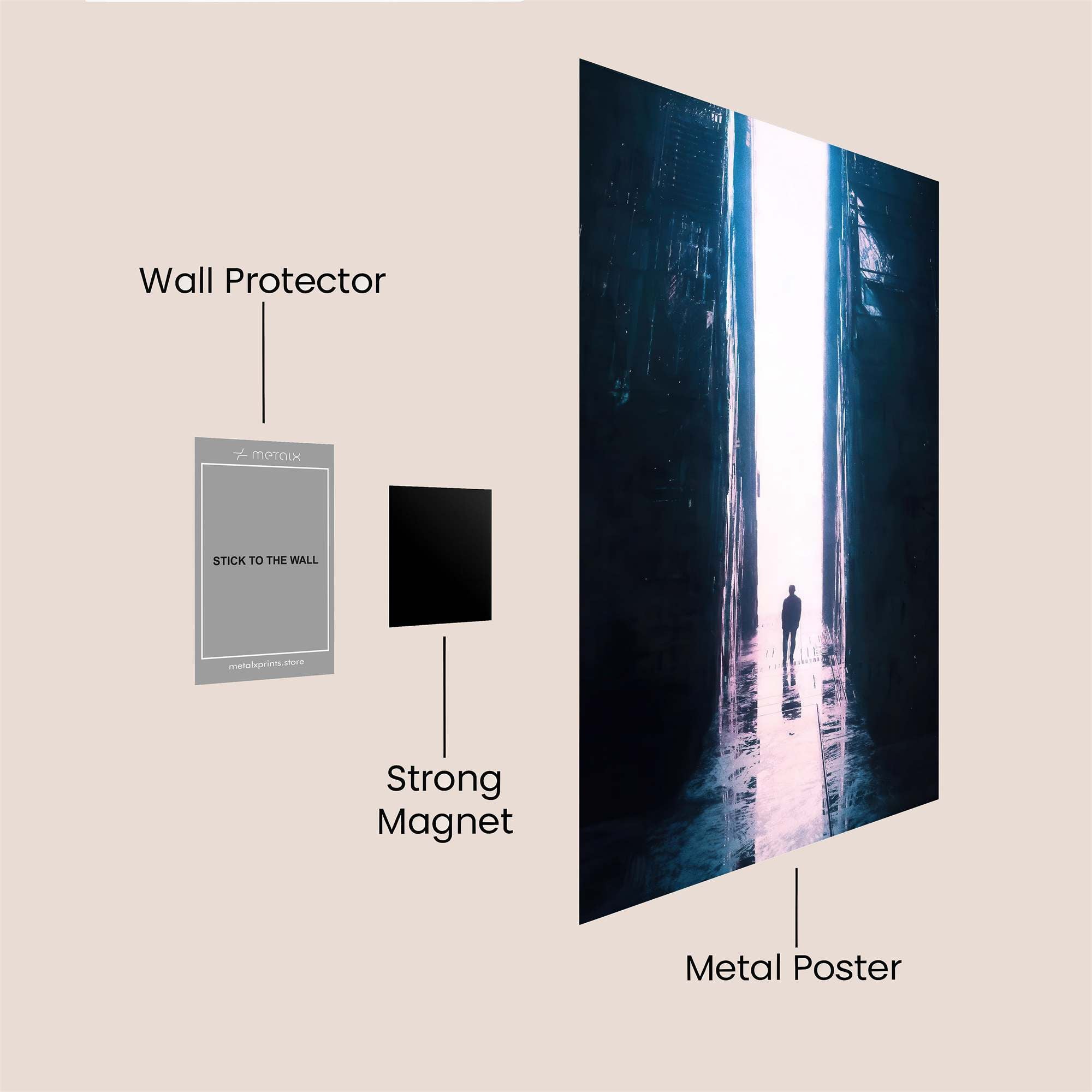 Solitary Passage Safe Wall Magnetic / M