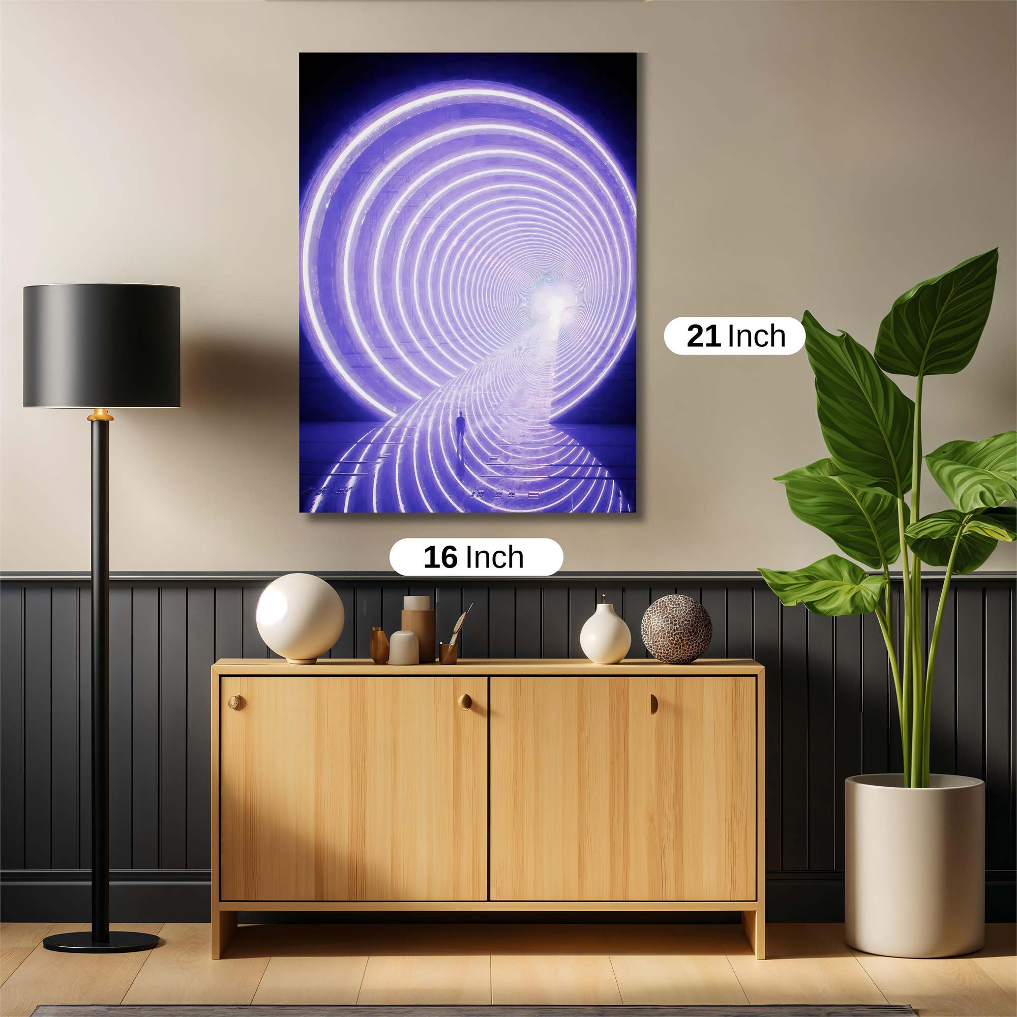 Neon Ascension Safe Wall Magnetic / M