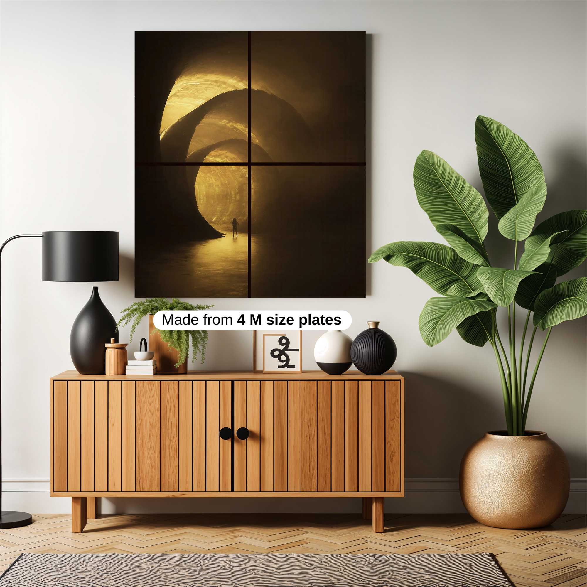 Golden Spiral Safe Wall Magnetic / M