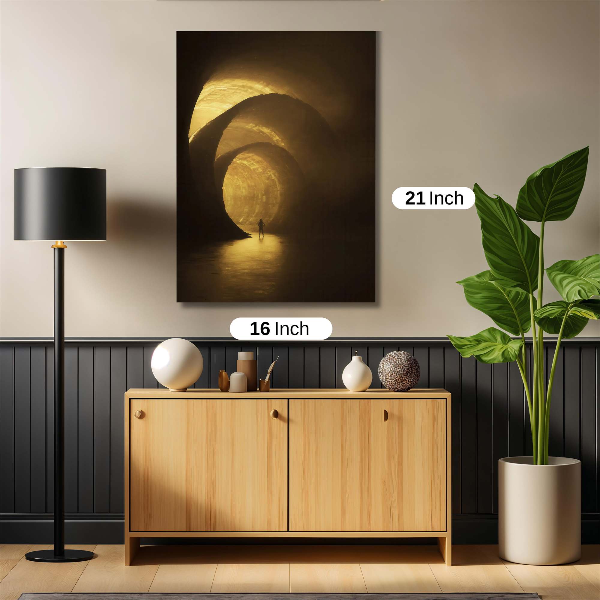 Golden Spiral Safe Wall Magnetic / M
