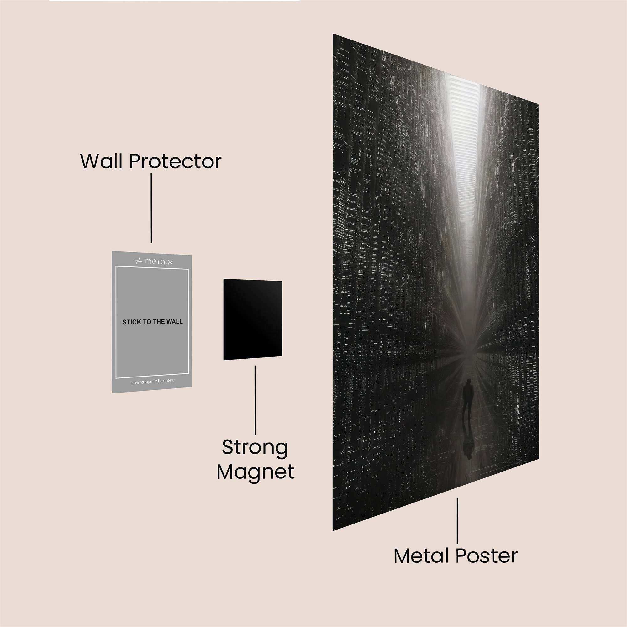 Digital Abyss Safe Wall Magnetic / M