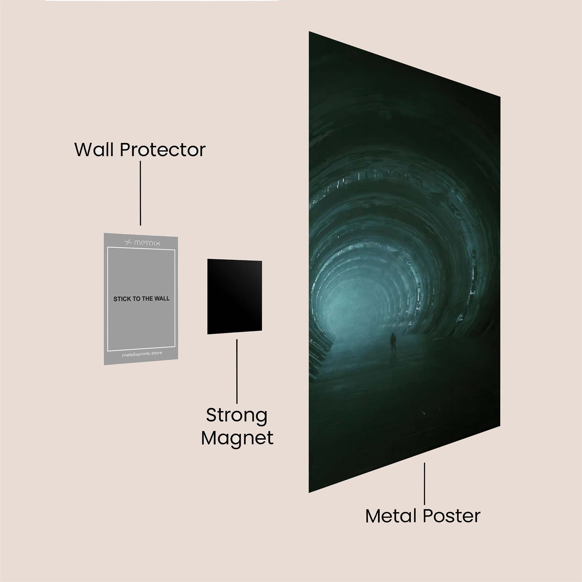 Ethereal Passage Safe Wall Magnetic / M