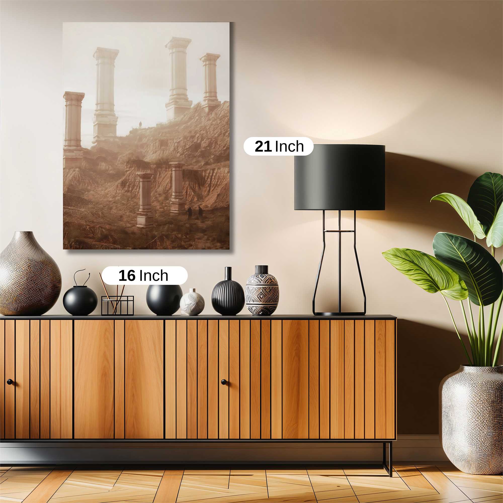 Ethereal Ruinscape Safe Wall Magnetic / M