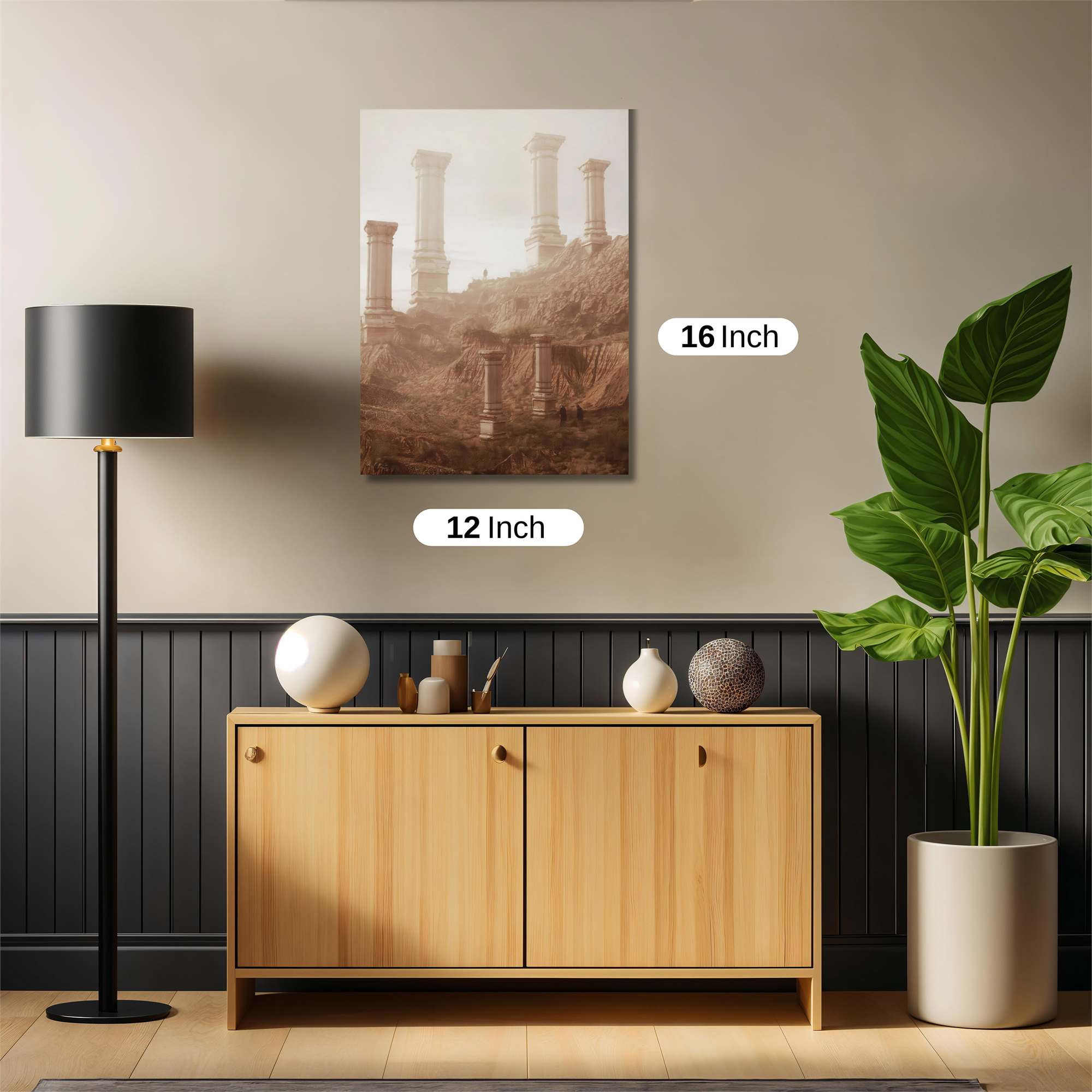 Ethereal Ruinscape Safe Wall Magnetic / M