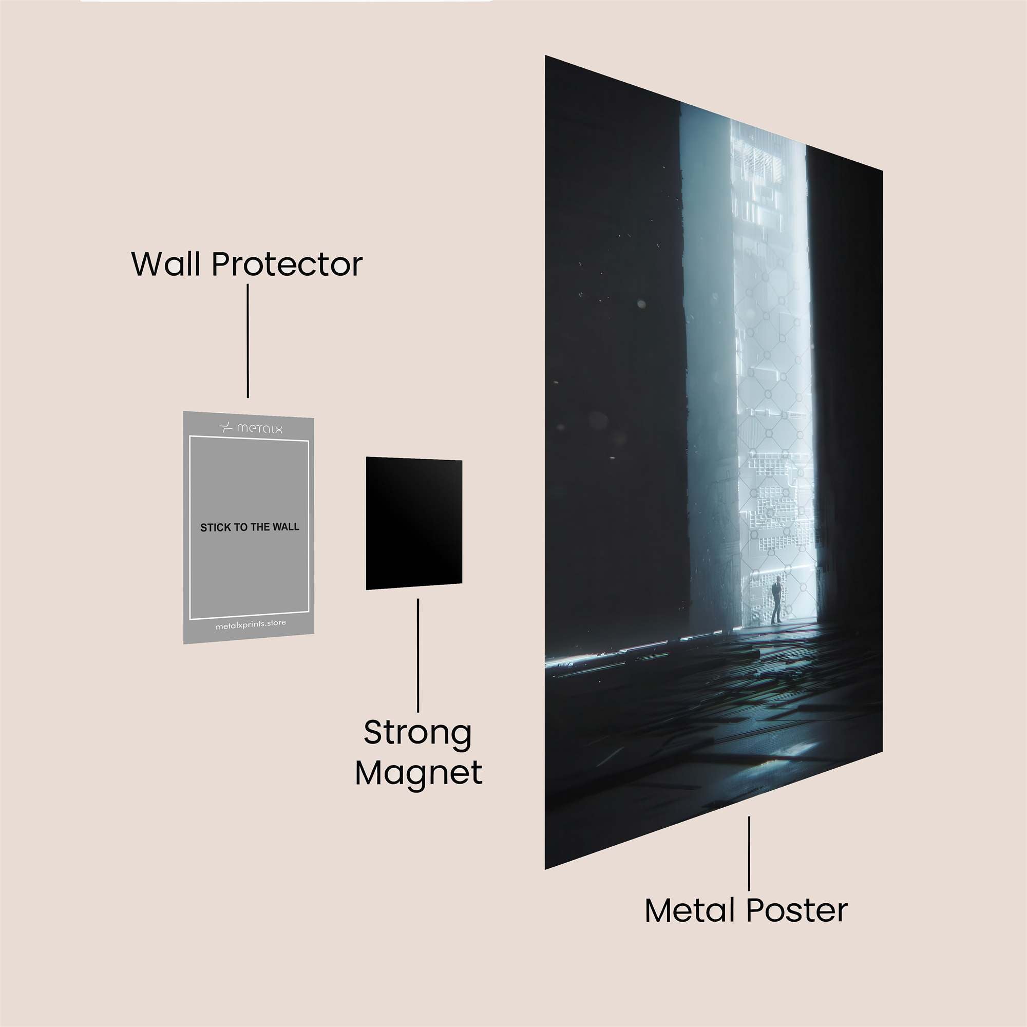 Portal Mystique Safe Wall Magnetic / M
