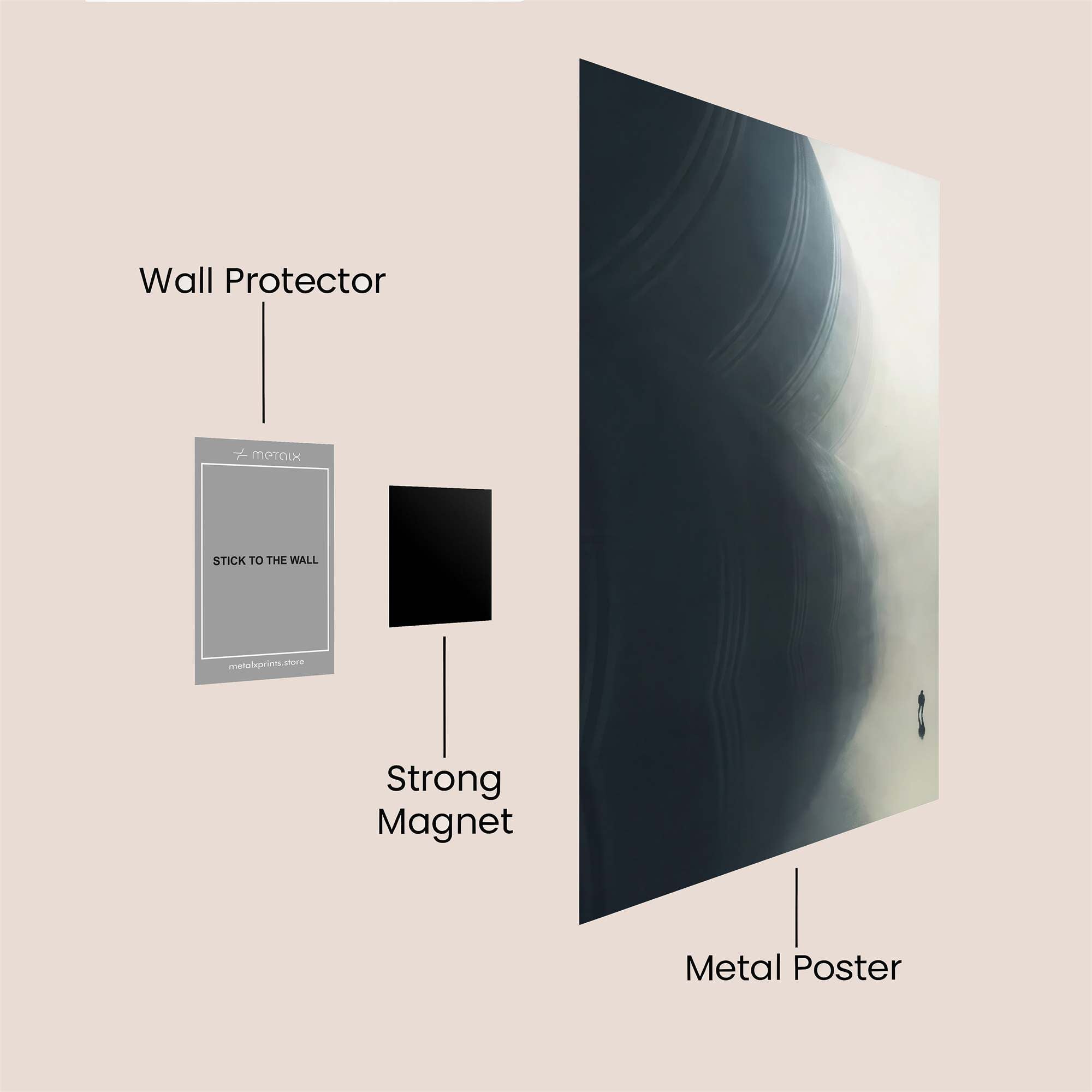 Solitude Passage Safe Wall Magnetic / M