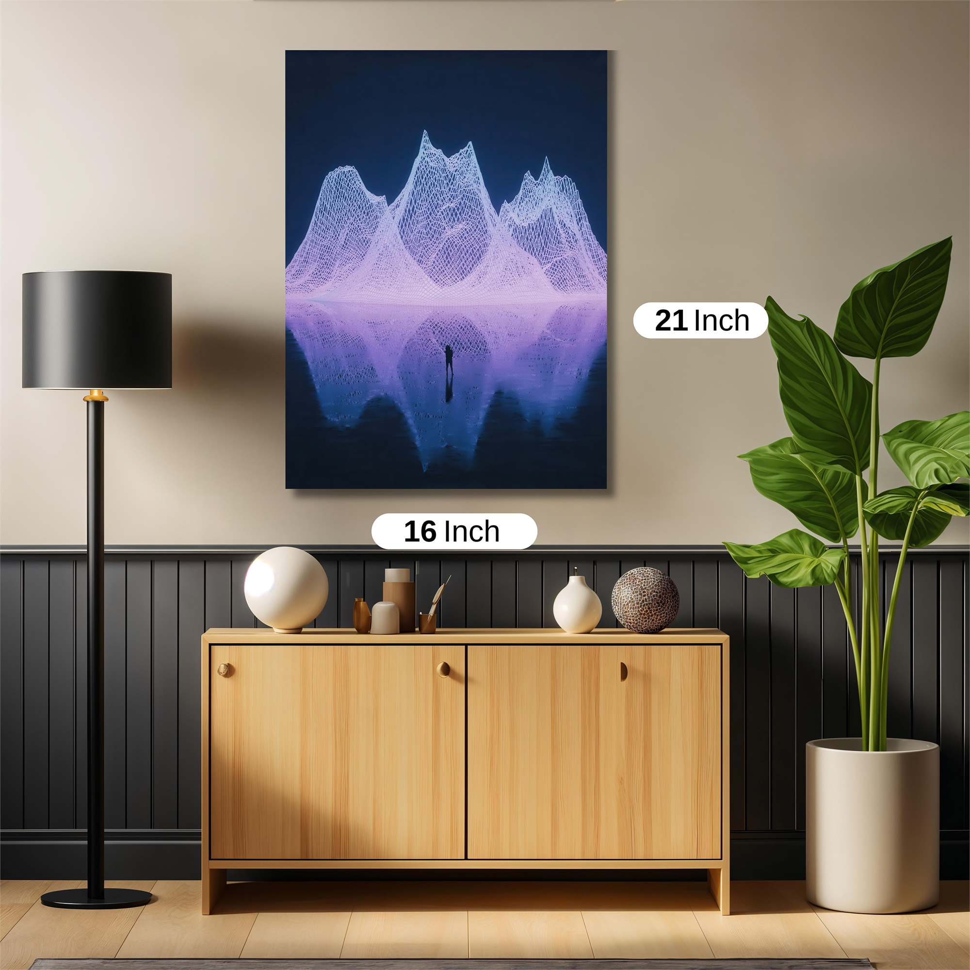 Neon Peaks Safe Wall Magnetic / M