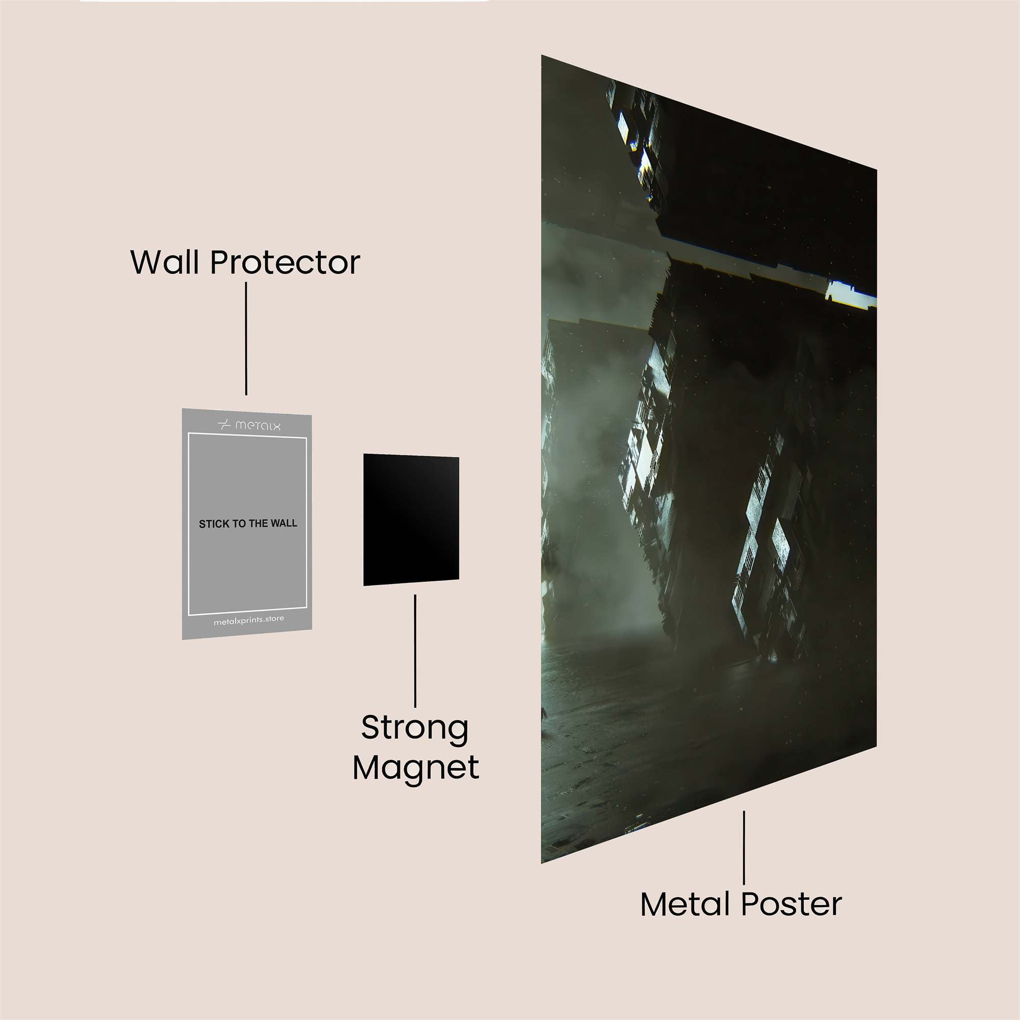 Mystic Monoliths Safe Wall Magnetic / M