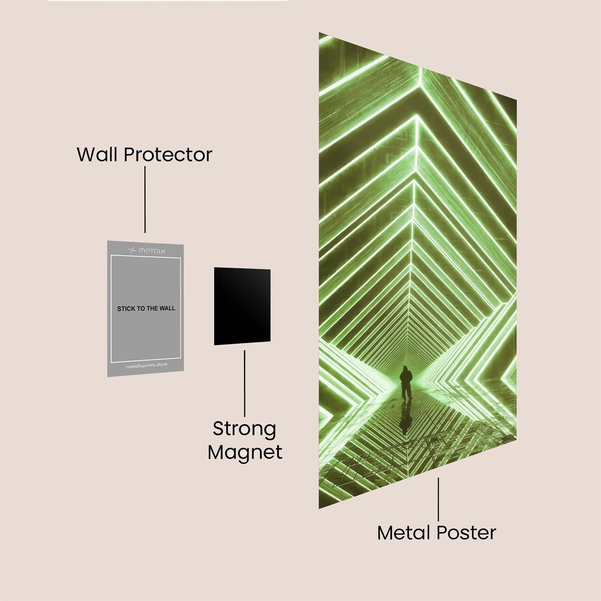 Neon Odyssey Safe Wall Magnetic / M