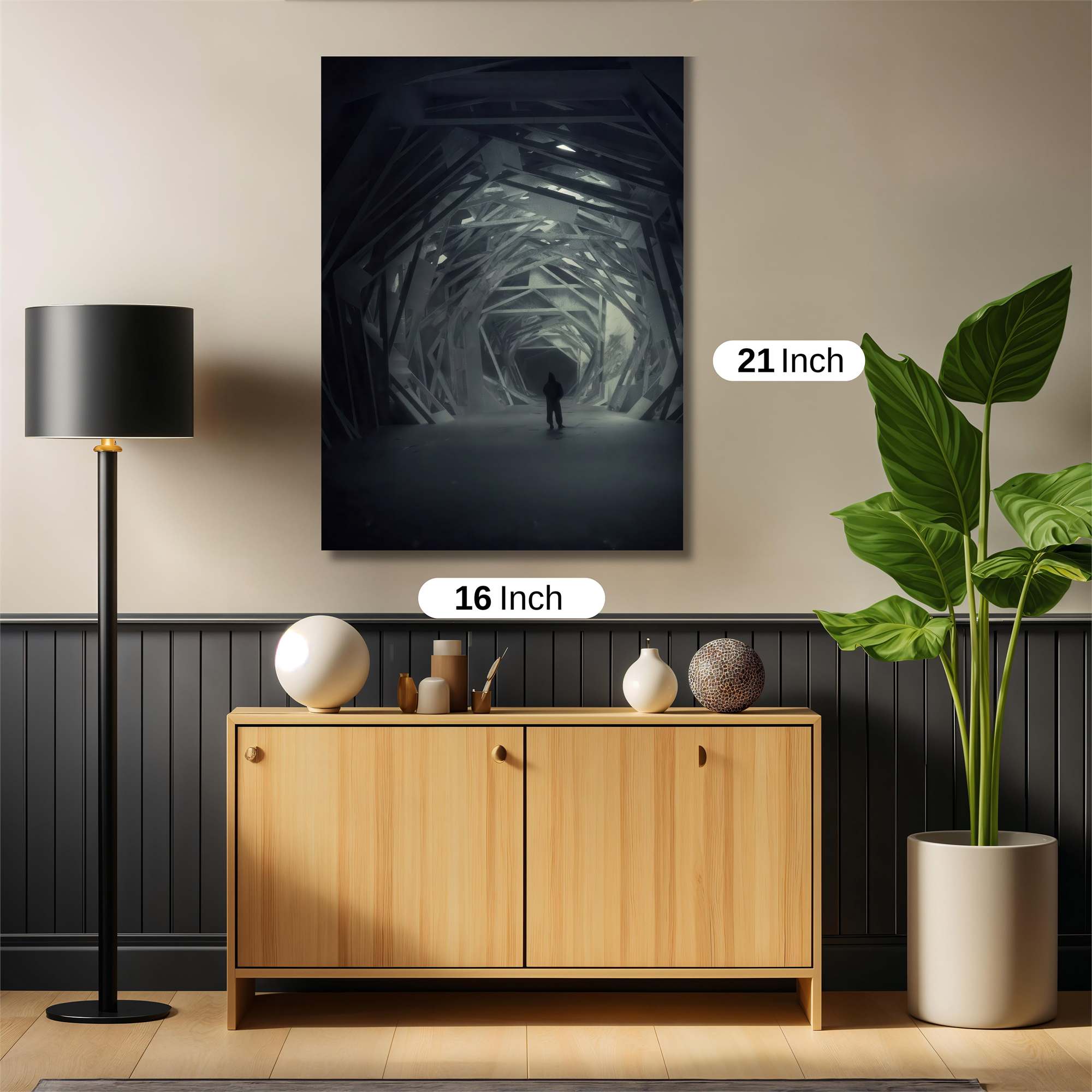 Geometric Enigma Safe Wall Magnetic / M