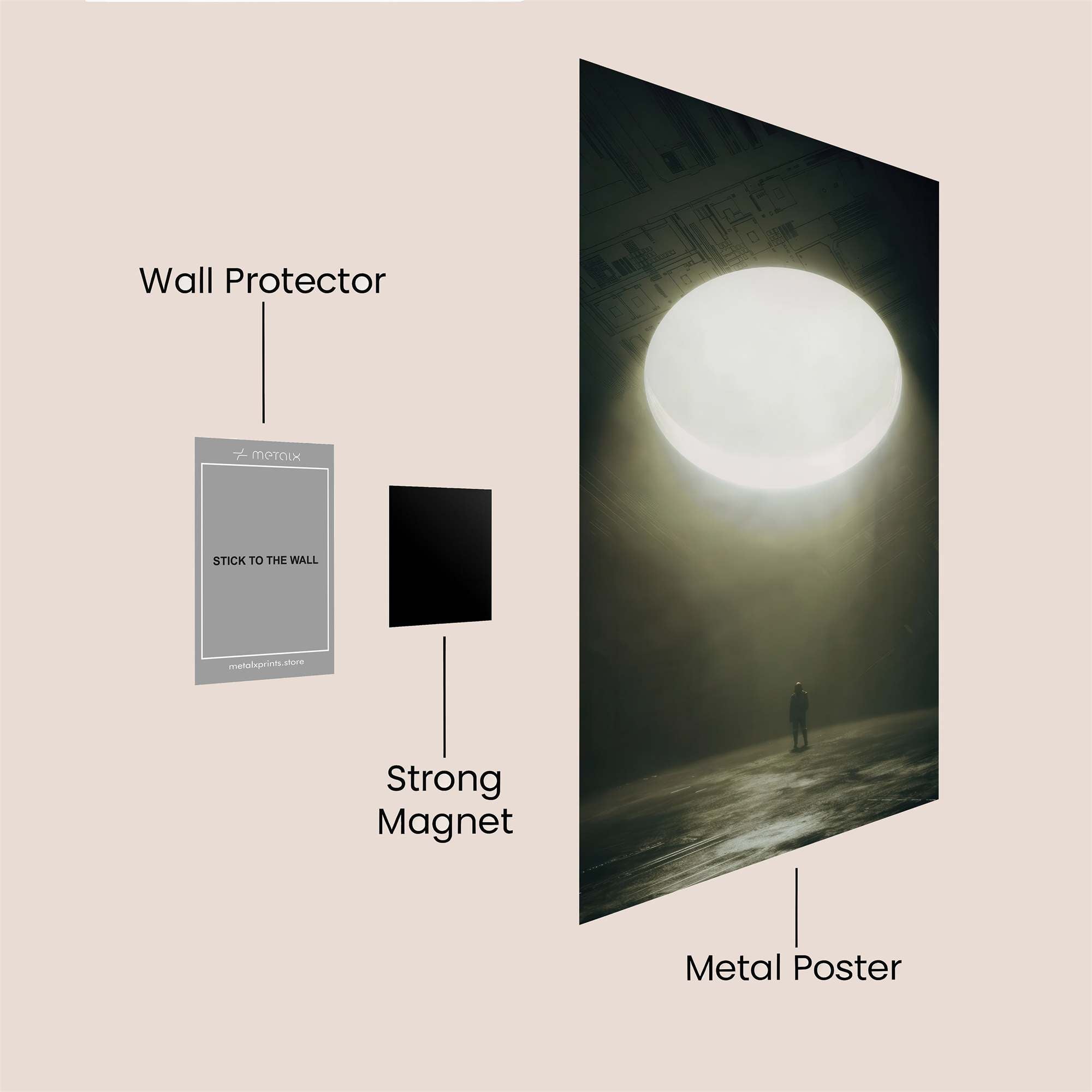Ethereal Capsule Safe Wall Magnetic / M