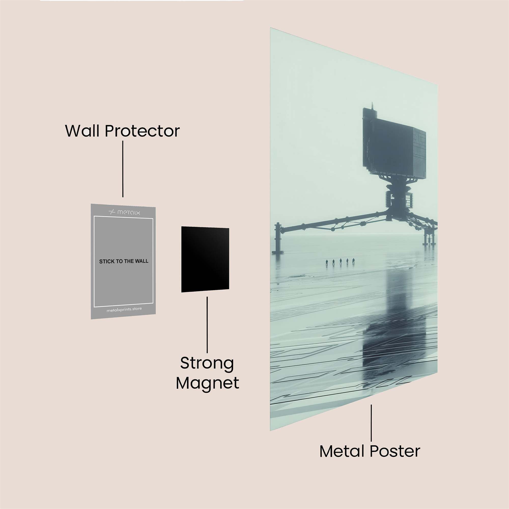 Monolithic Stillness Safe Wall Magnetic / M