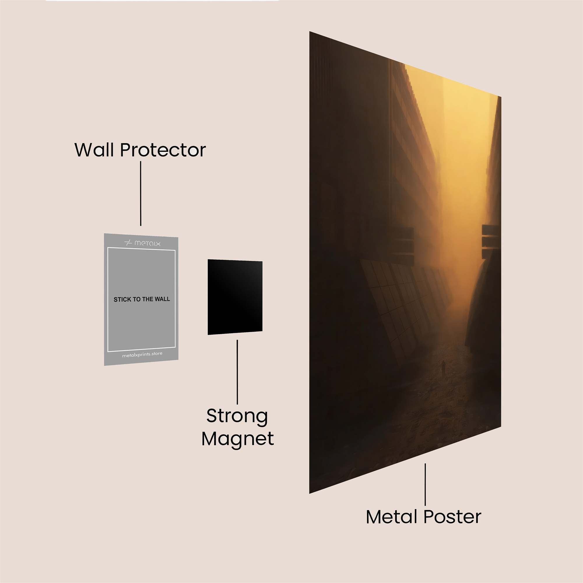 Ethereal Pass Safe Wall Magnetic / M