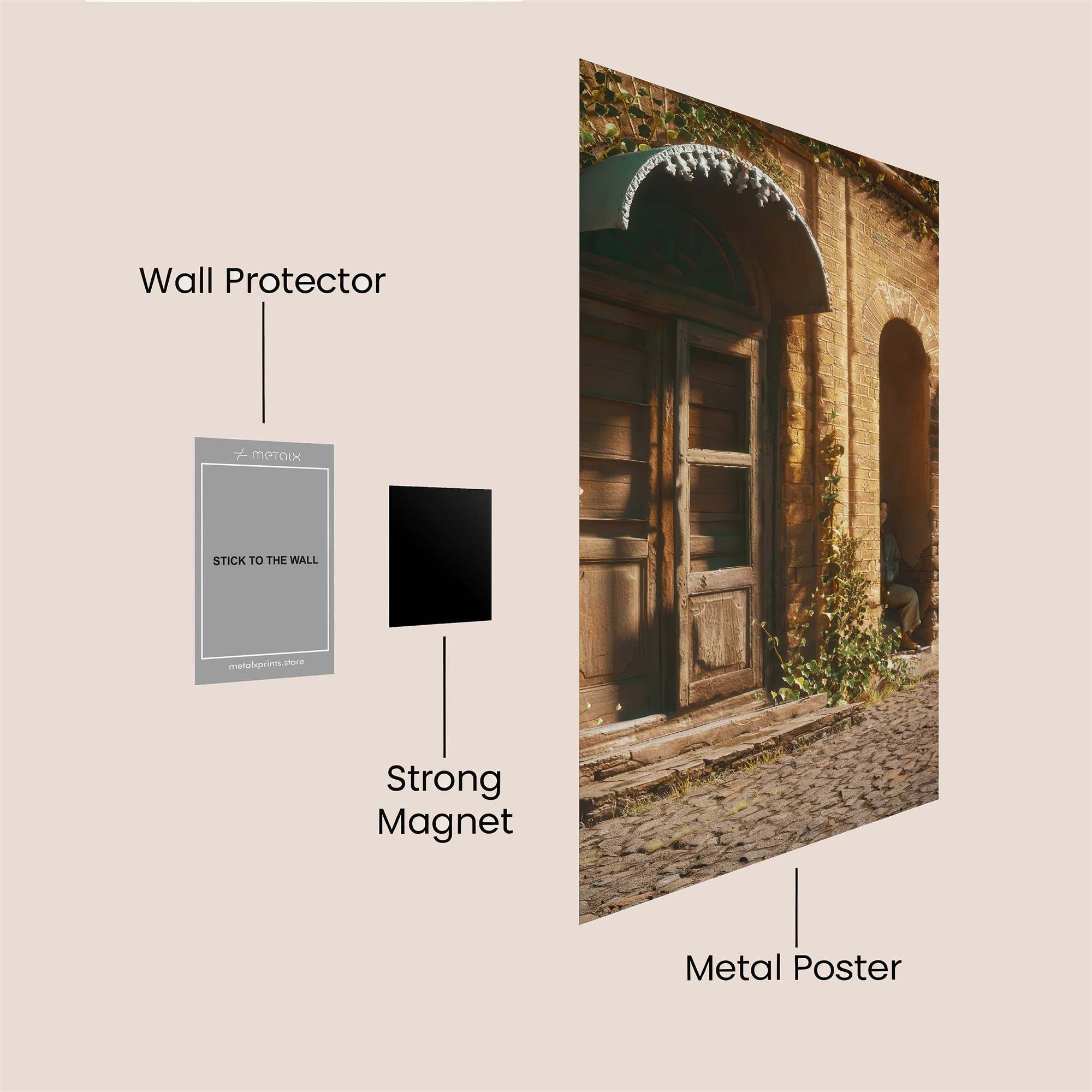 Serene Corner Safe Wall Magnetic / M