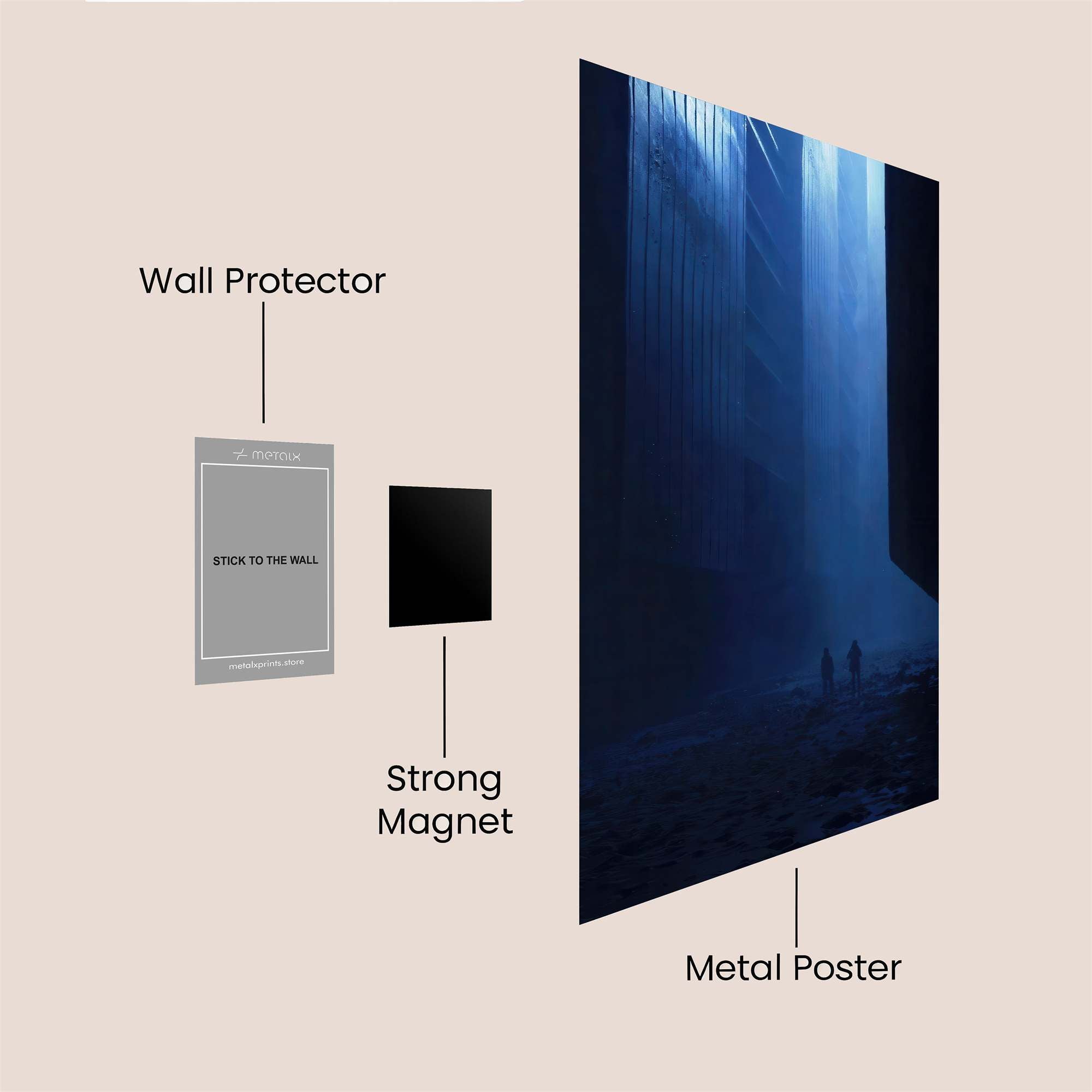 Silhouette Voyage Safe Wall Magnetic / M
