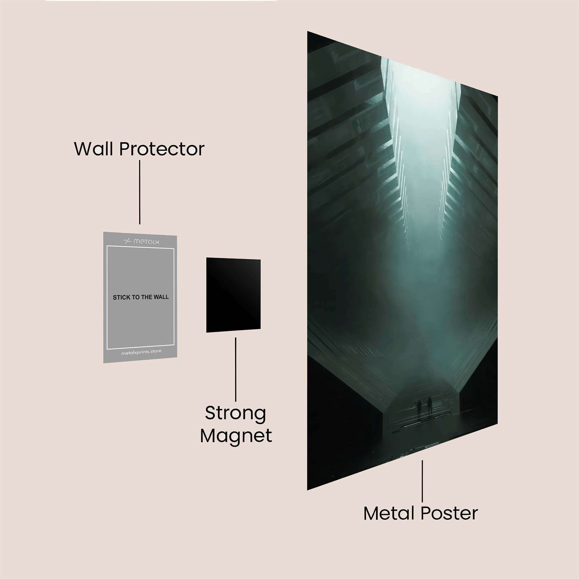 Mystical Passage Safe Wall Magnetic / M
