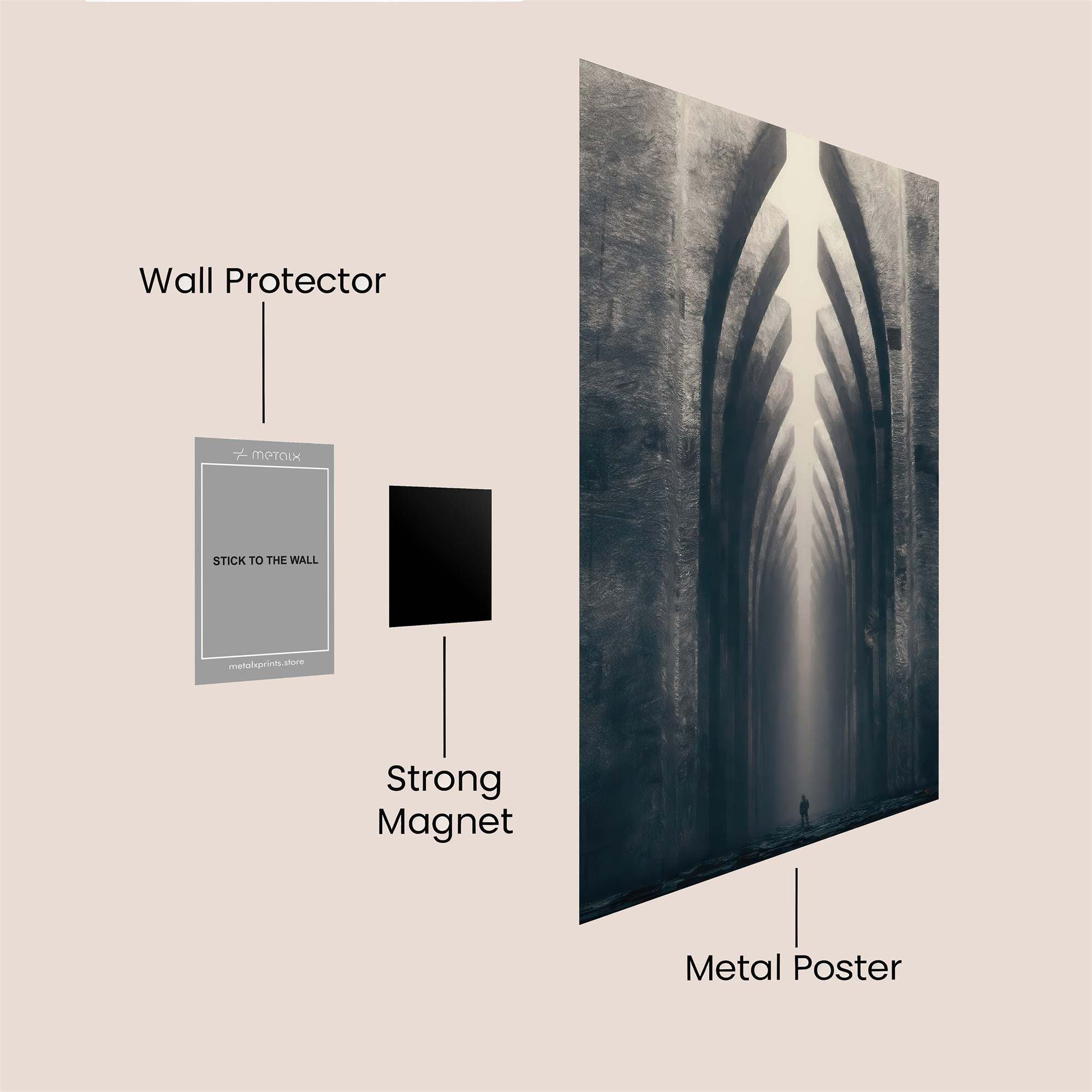 Monolithic Solitude Safe Wall Magnetic / M
