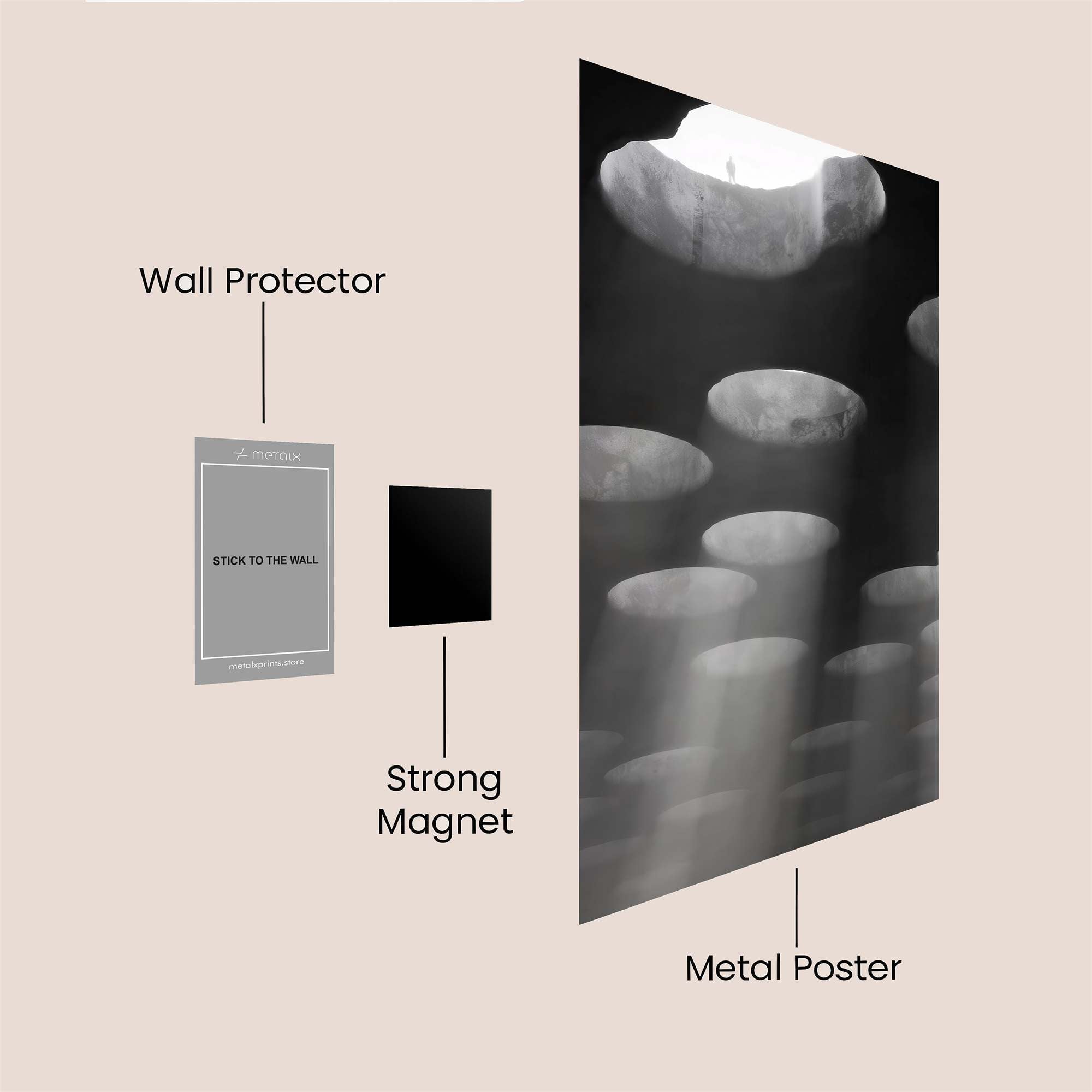 Celestial Illumination Safe Wall Magnetic / M