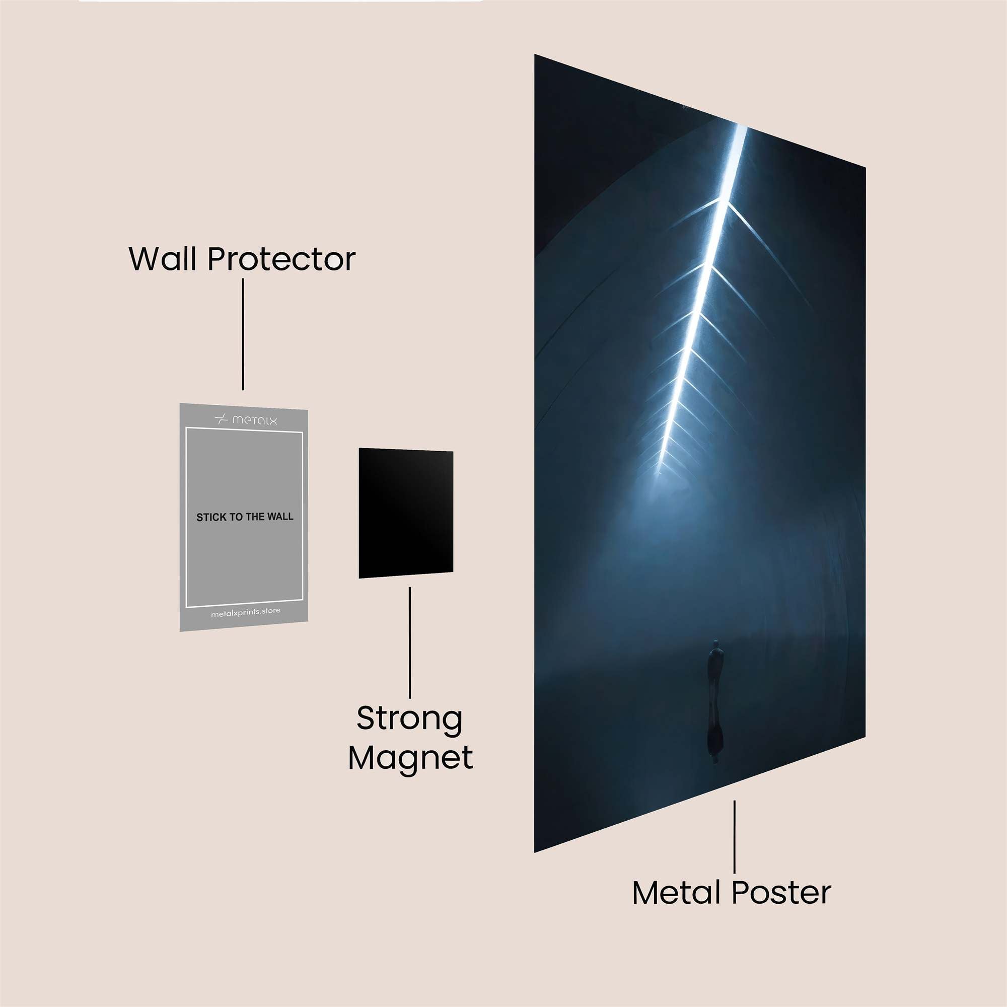 Beam Serenity Safe Wall Magnetic / M