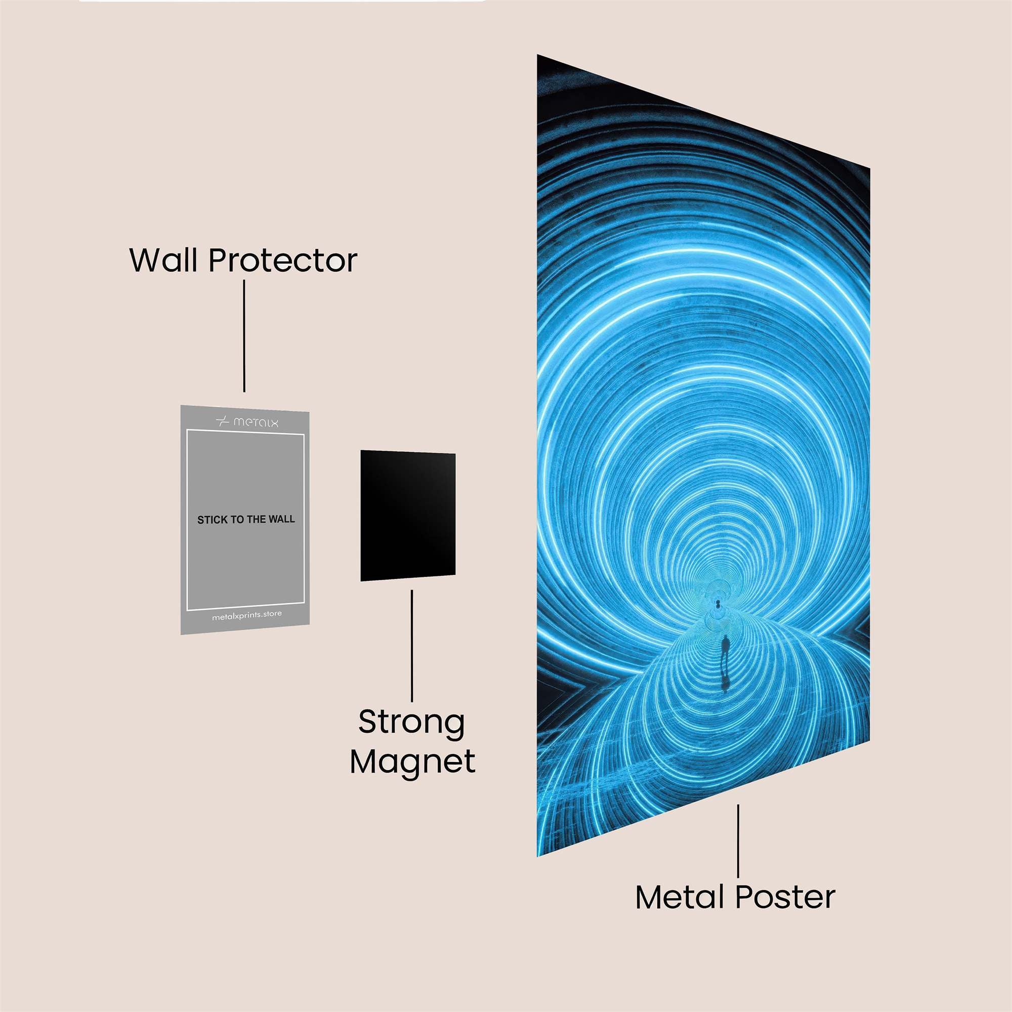 Neon Odyssey Safe Wall Magnetic / M