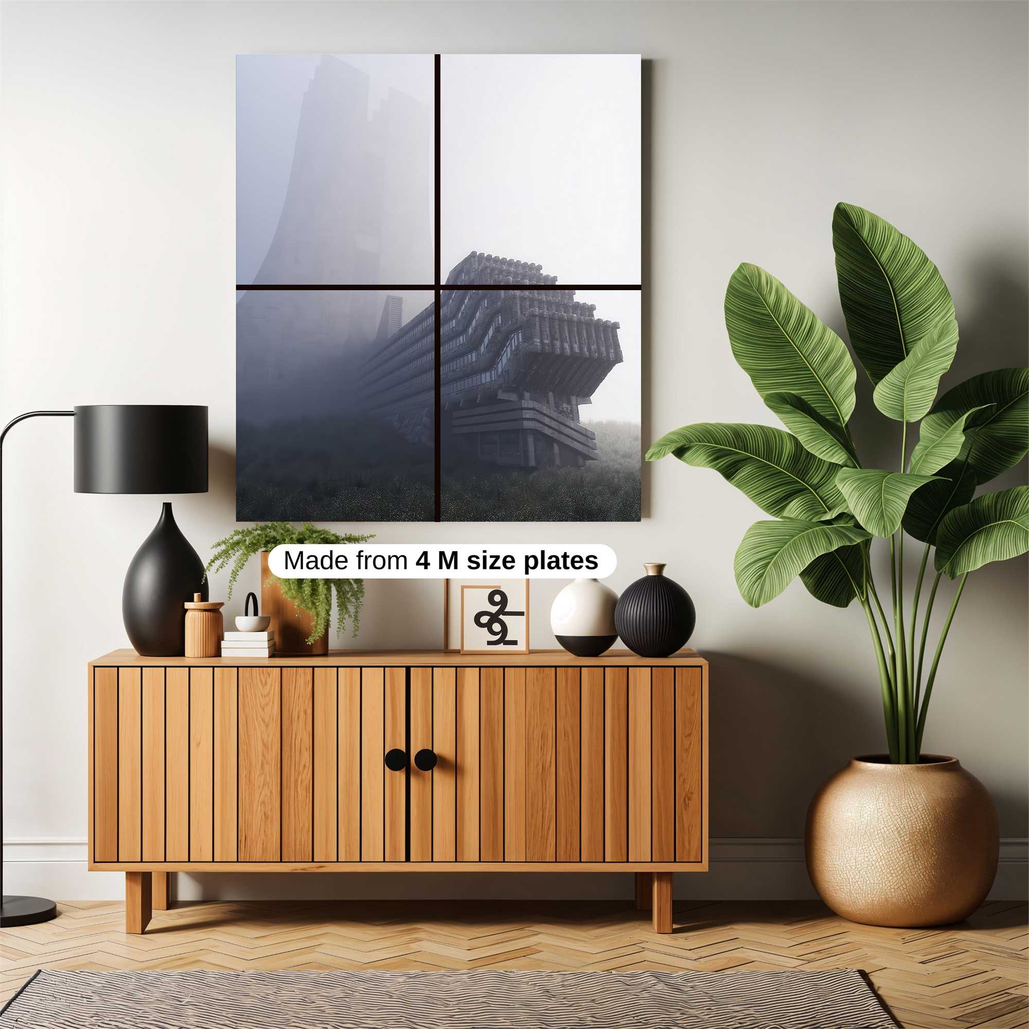 Brutalist Haze Safe Wall Magnetic / M