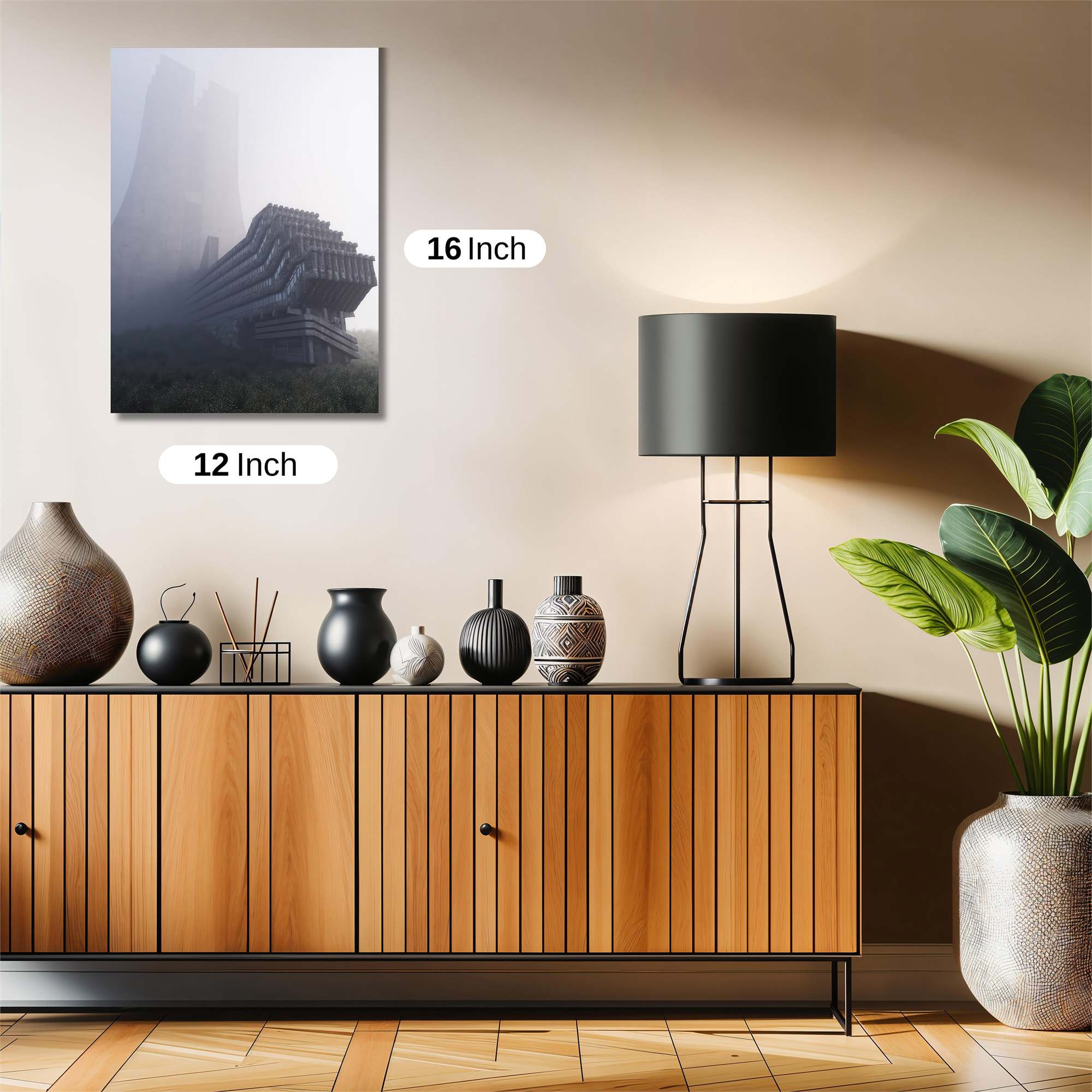 Brutalist Haze Safe Wall Magnetic / M