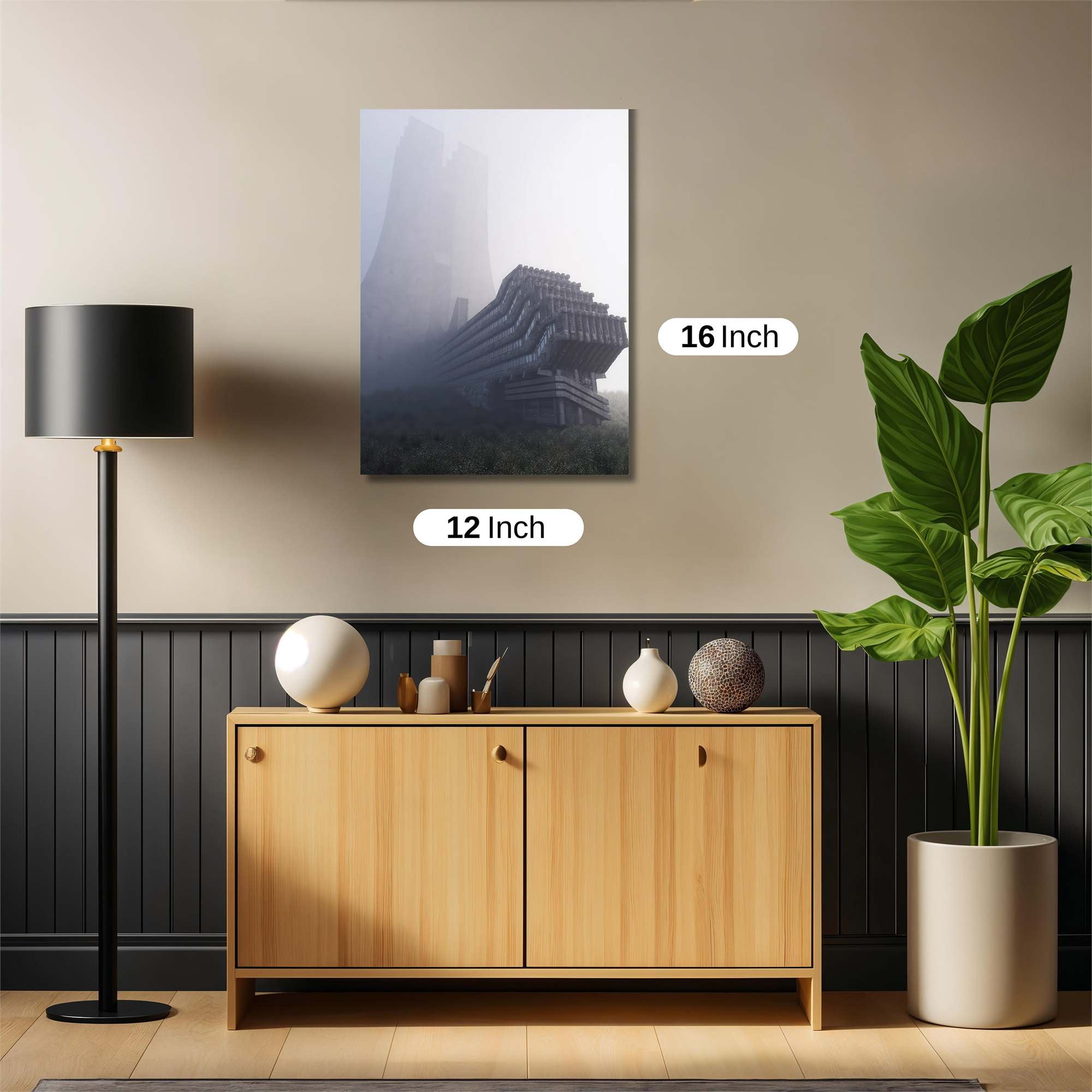 Brutalist Haze Safe Wall Magnetic / M